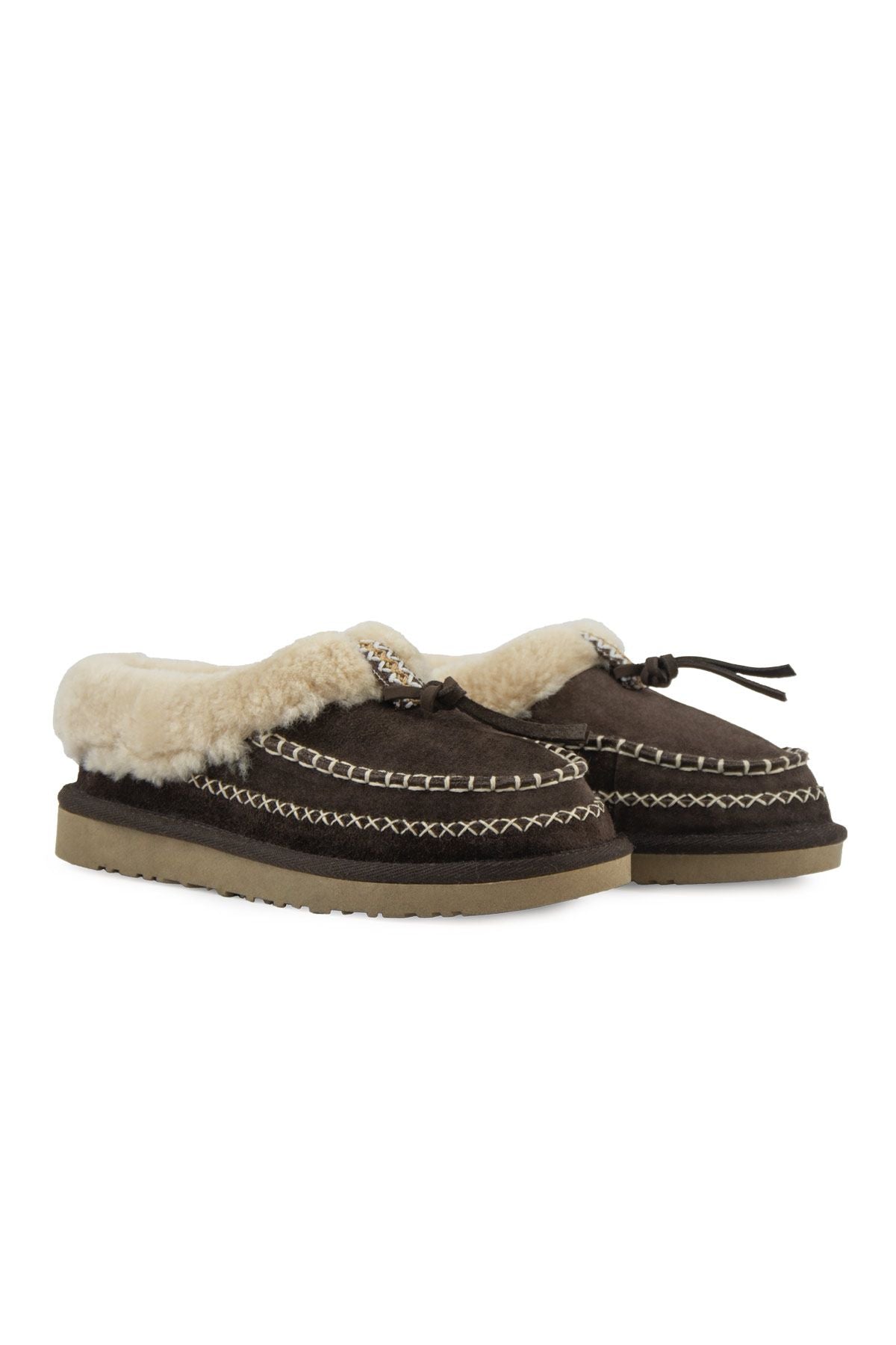 Pegia Women’s Sheepskin Shoes 191159  - Light Brown