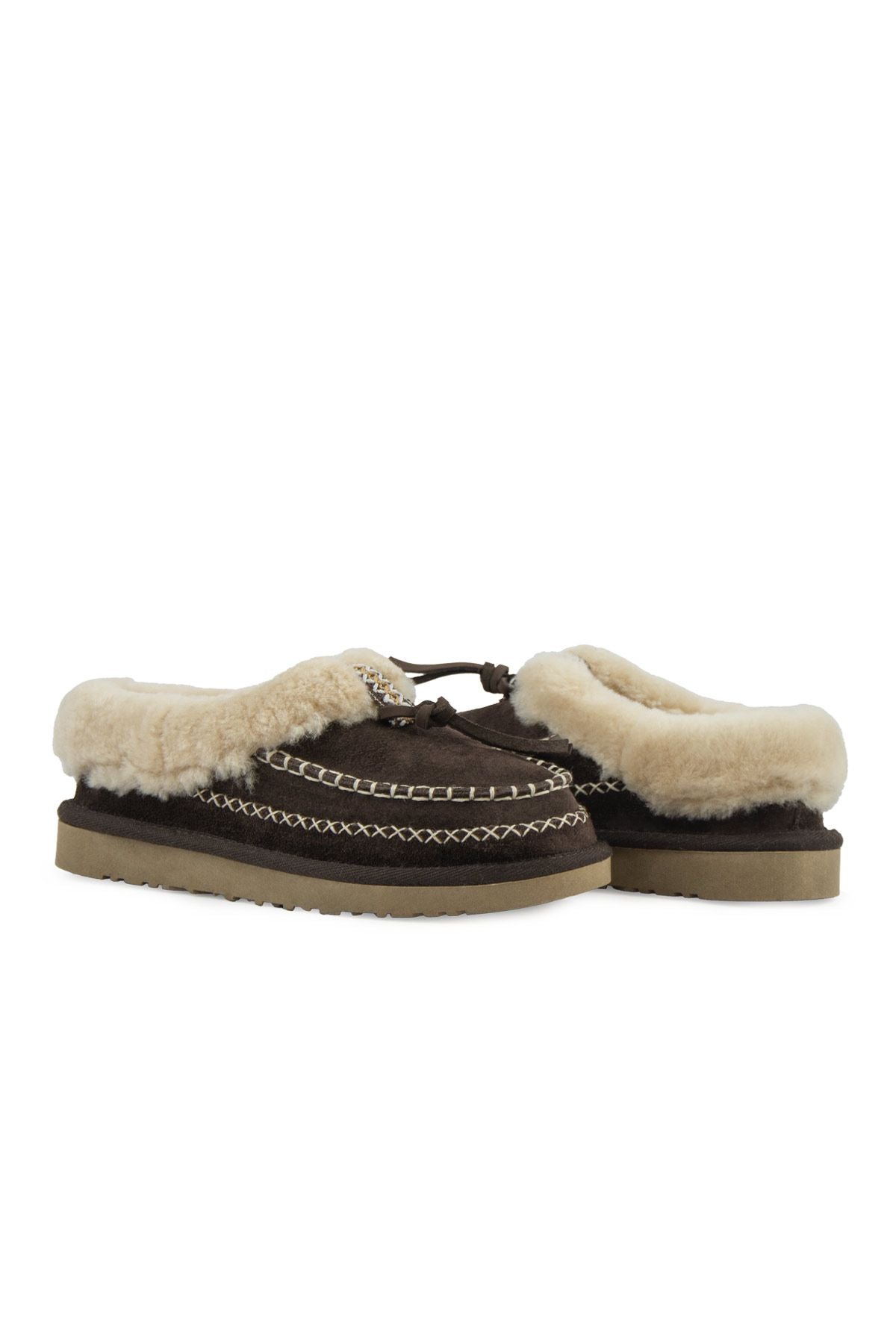 Pegia Women’s Sheepskin Shoes 191159  - Light Brown