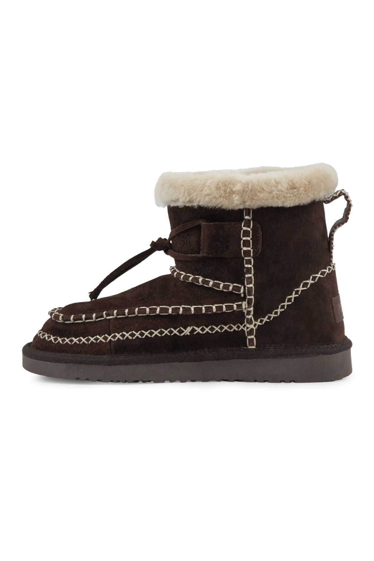 Pegia Women's Sheepskin Boots 191158  - Choco