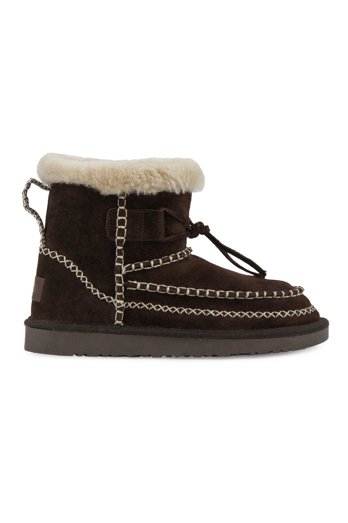 Pegia Women's Sheepskin Boots 191158  - Choco