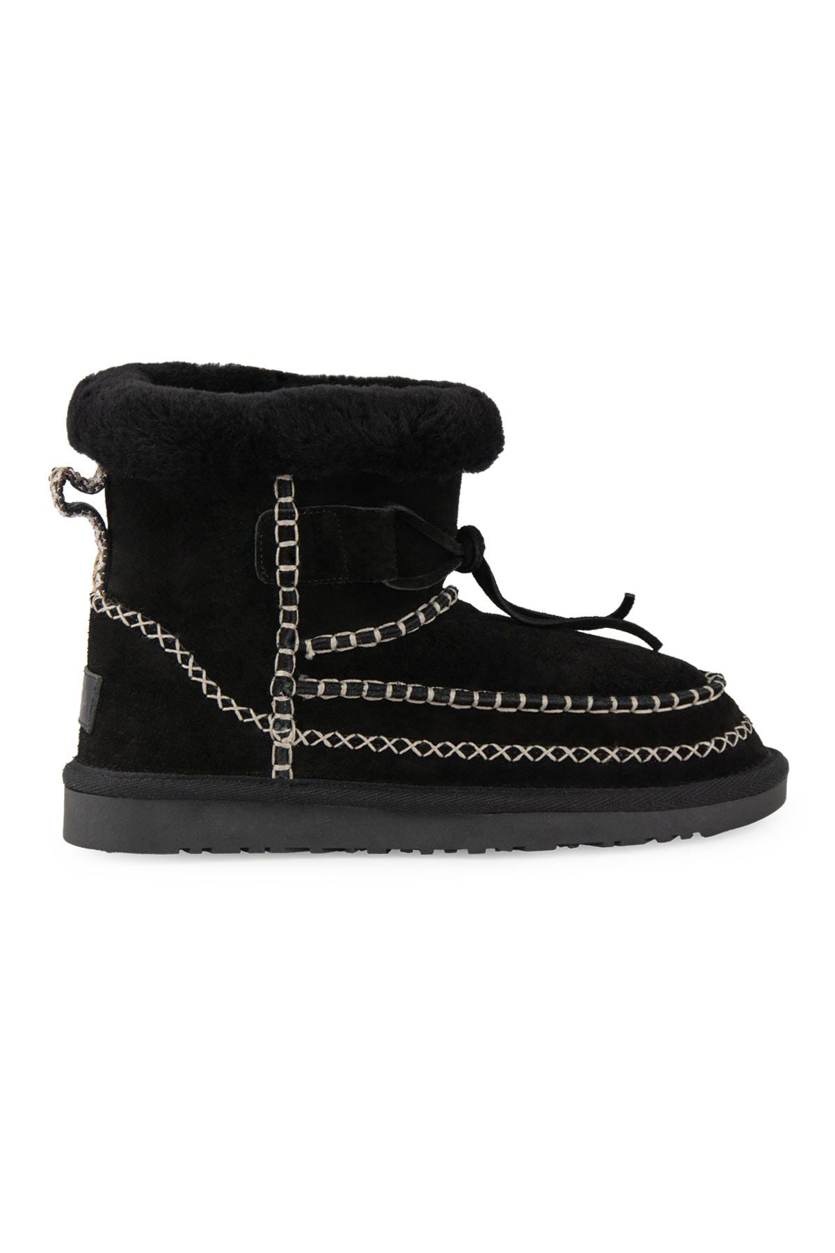Pegia Women's Sheepskin Boots 191158  - Black