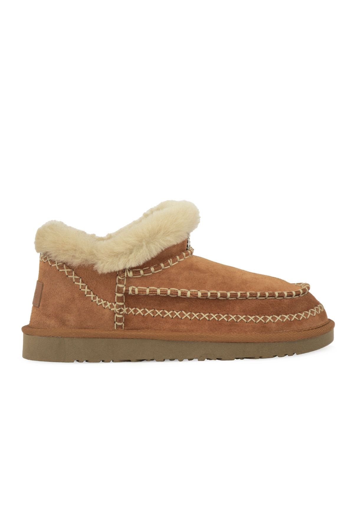 Pegia Women’s Genuine Sheepskin Boots 191160  - Chestnut