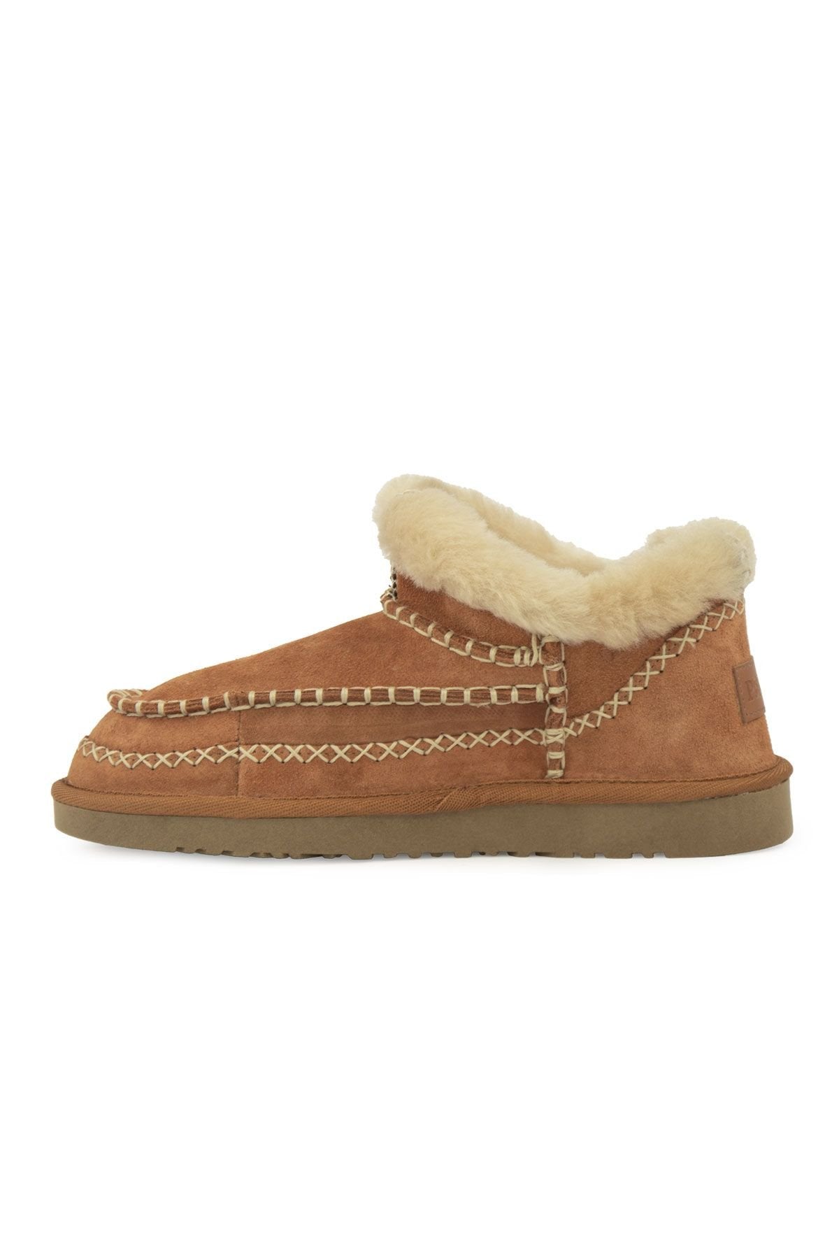 Pegia Women’s Genuine Sheepskin Boots 191160  - Chestnut