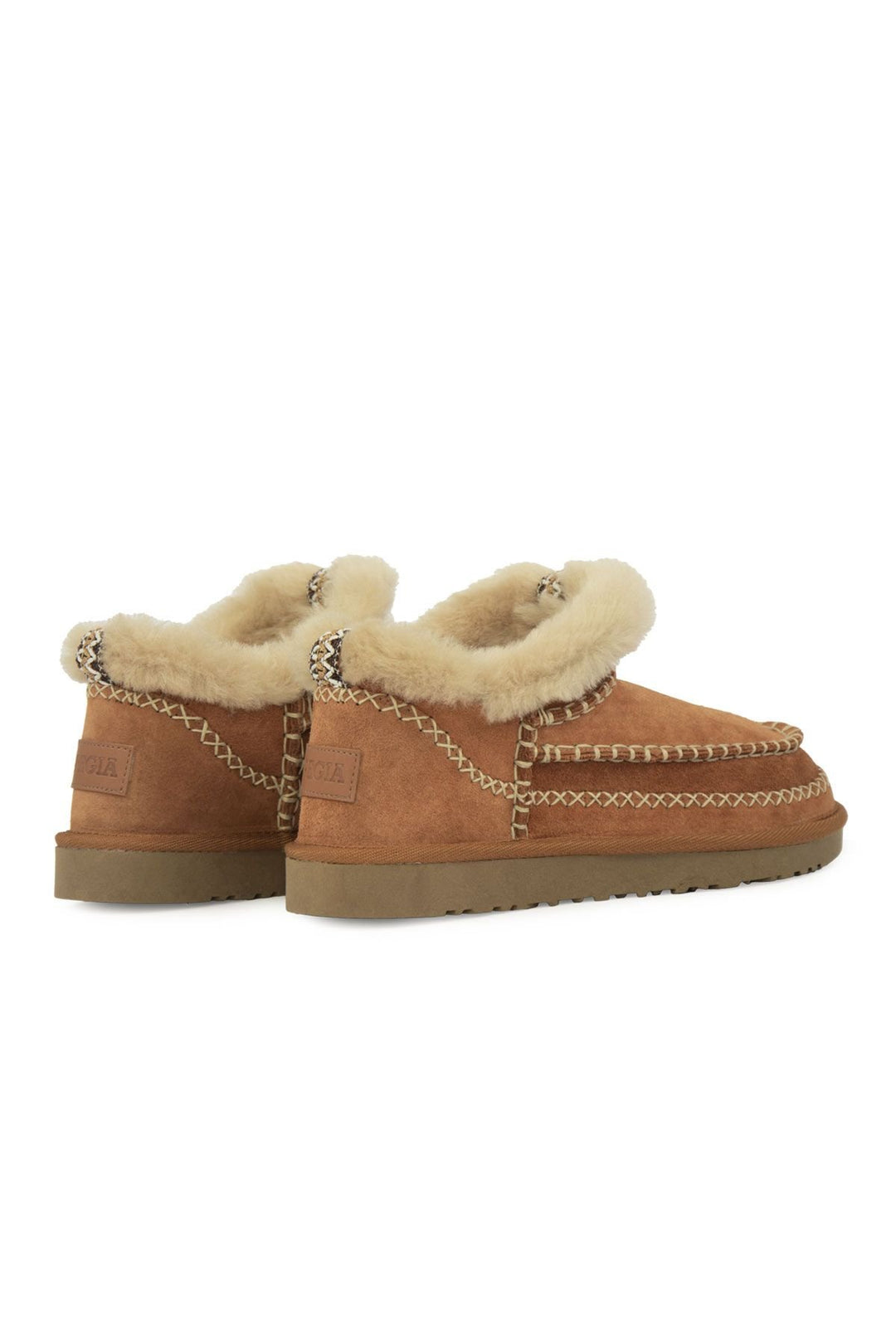 Pegia Women’s Genuine Sheepskin Boots 191160  - Chestnut