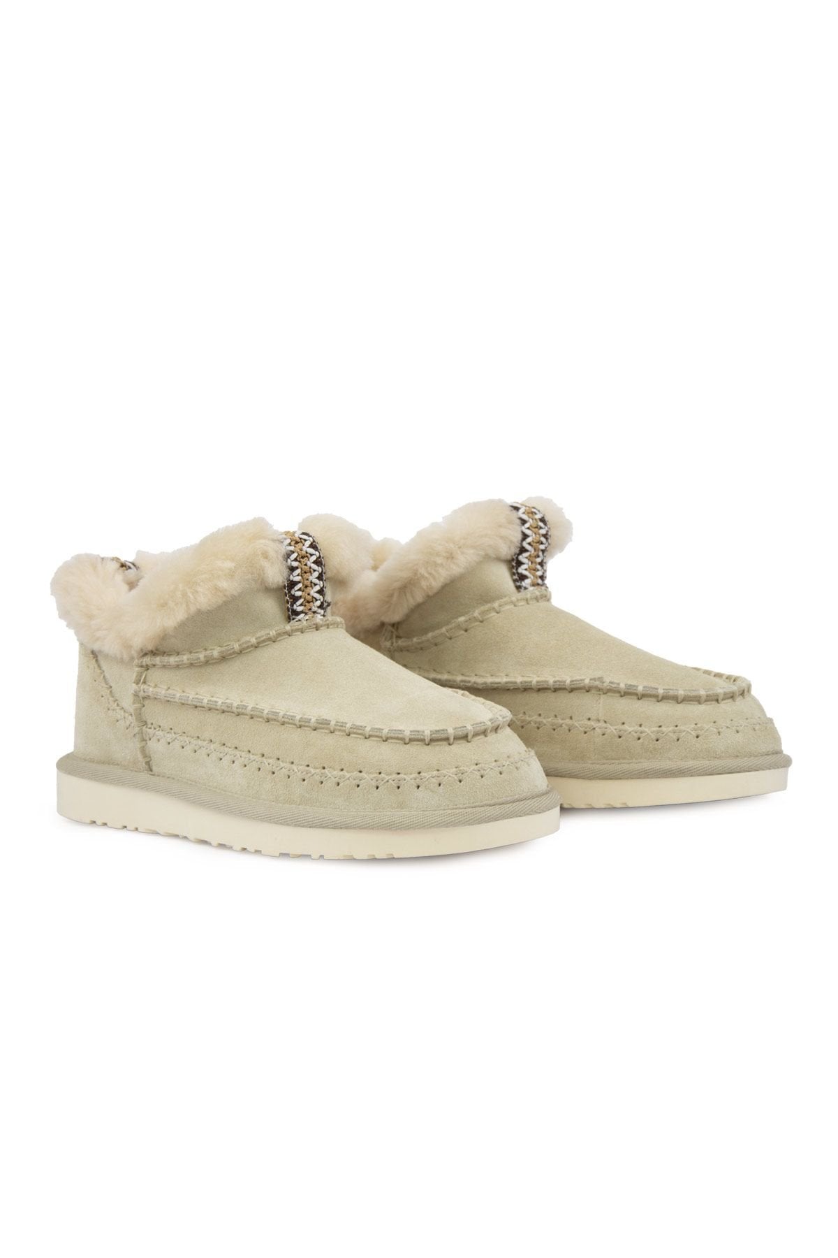 Pegia Women’s Genuine Sheepskin Boots 191160  - Beige