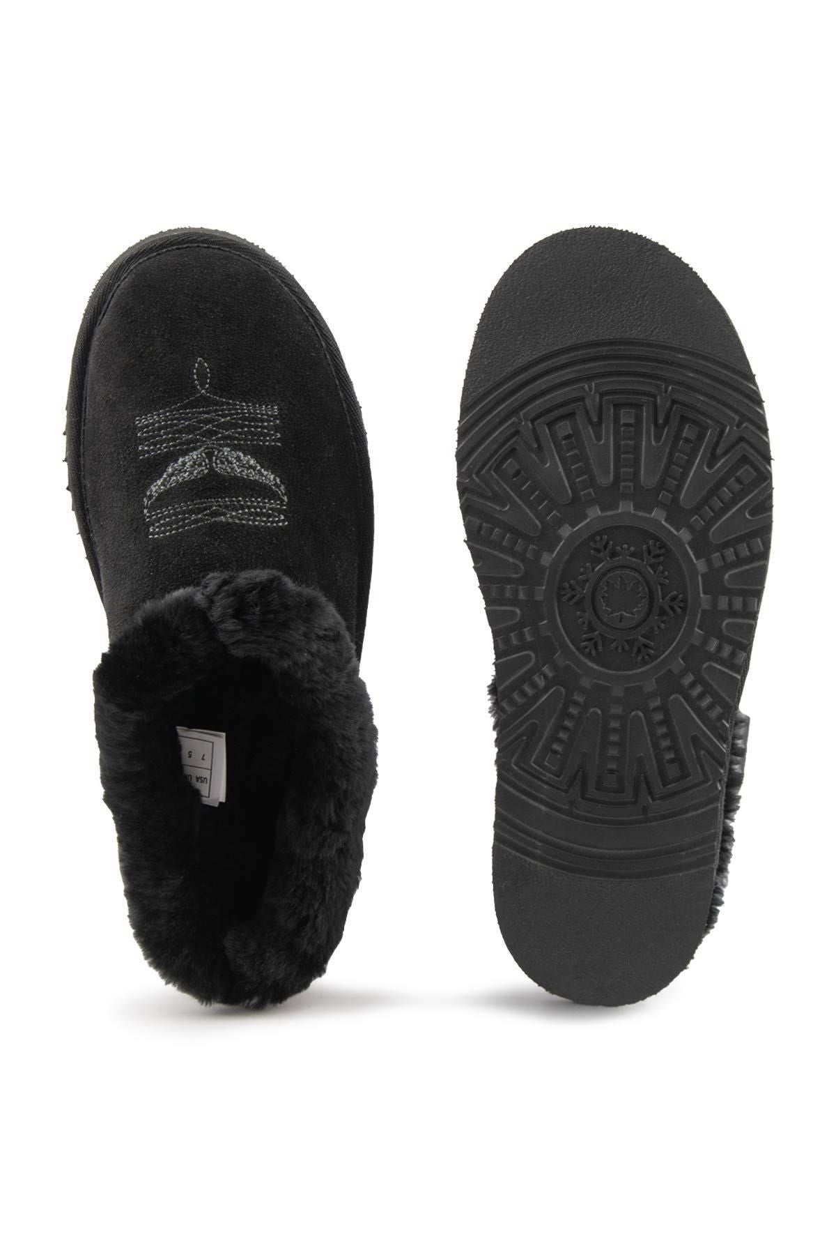 Pegia Women’s Sheepskin Slippers 191157  - Black