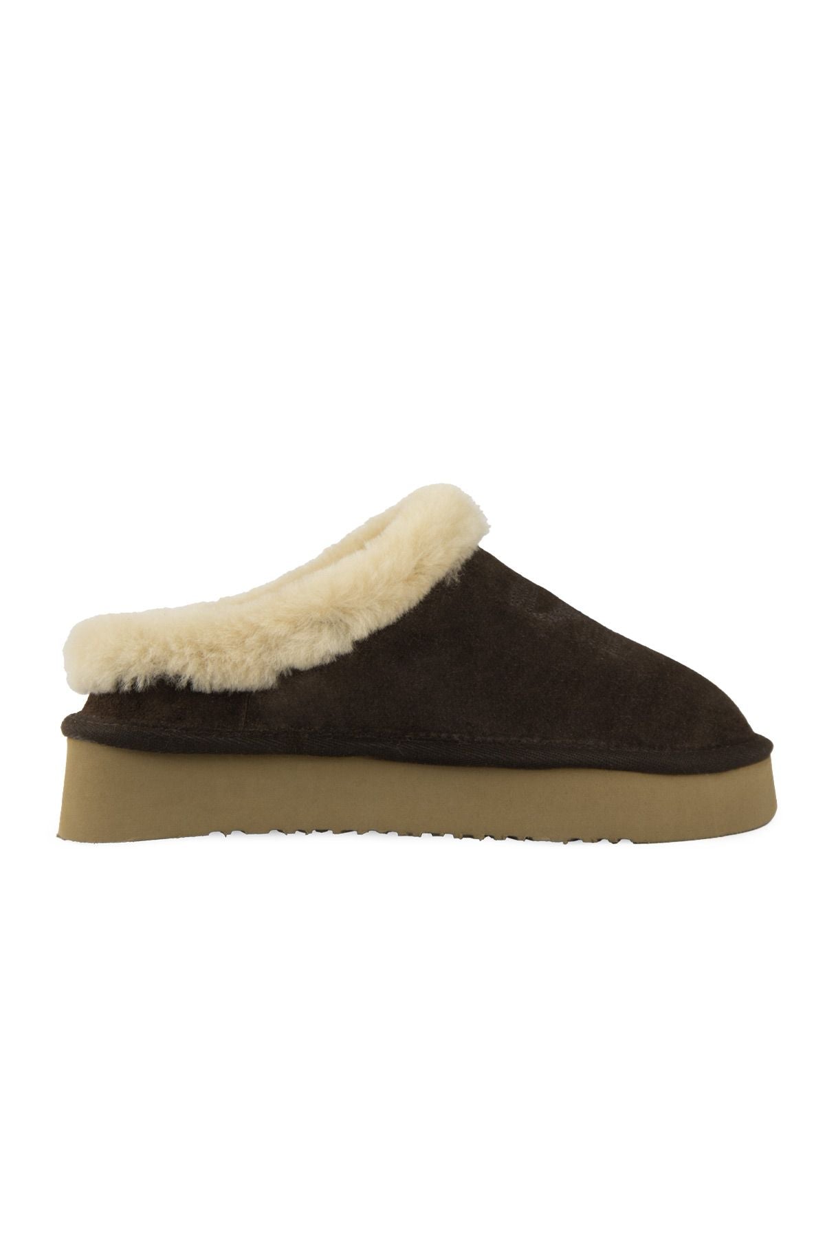 Pegia Women’s Sheepskin Slippers 191157  - Choco
