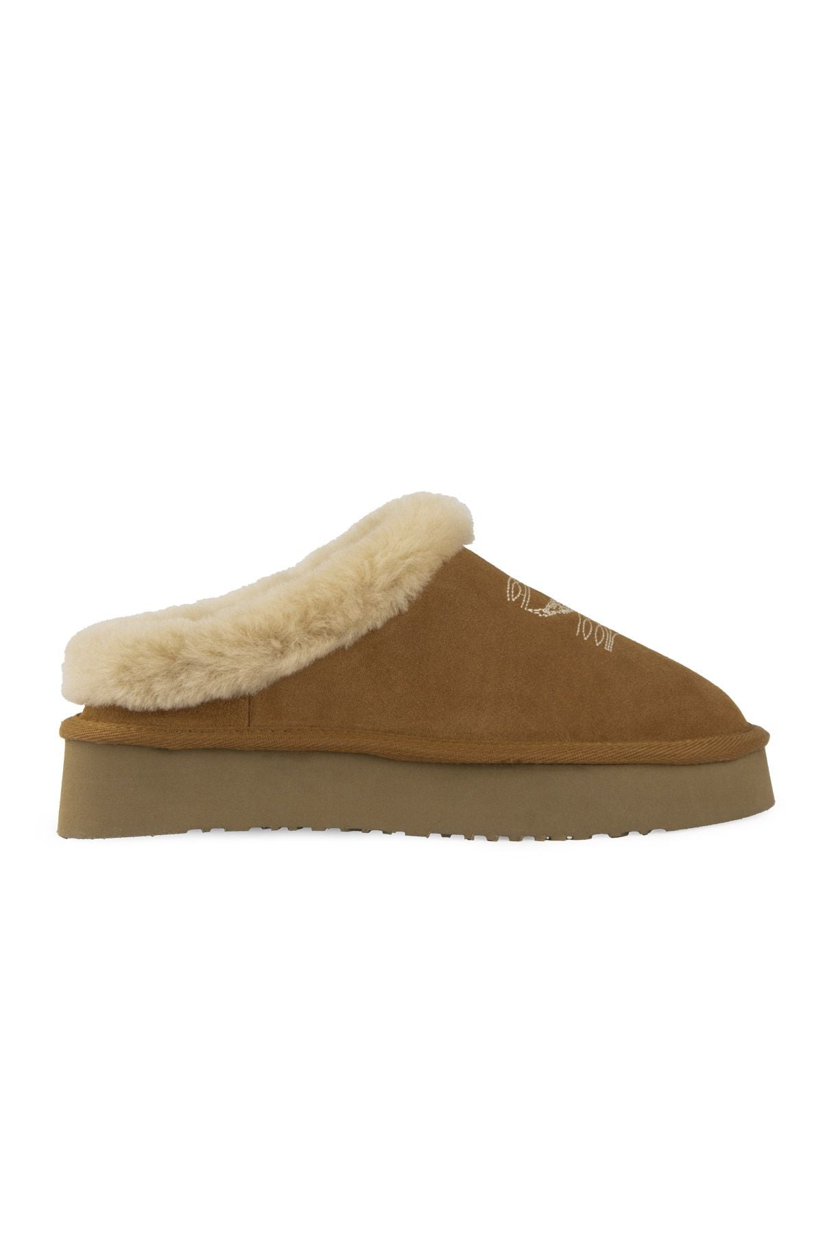 Pegia Women’s Sheepskin Slippers 191157  - Chestnut