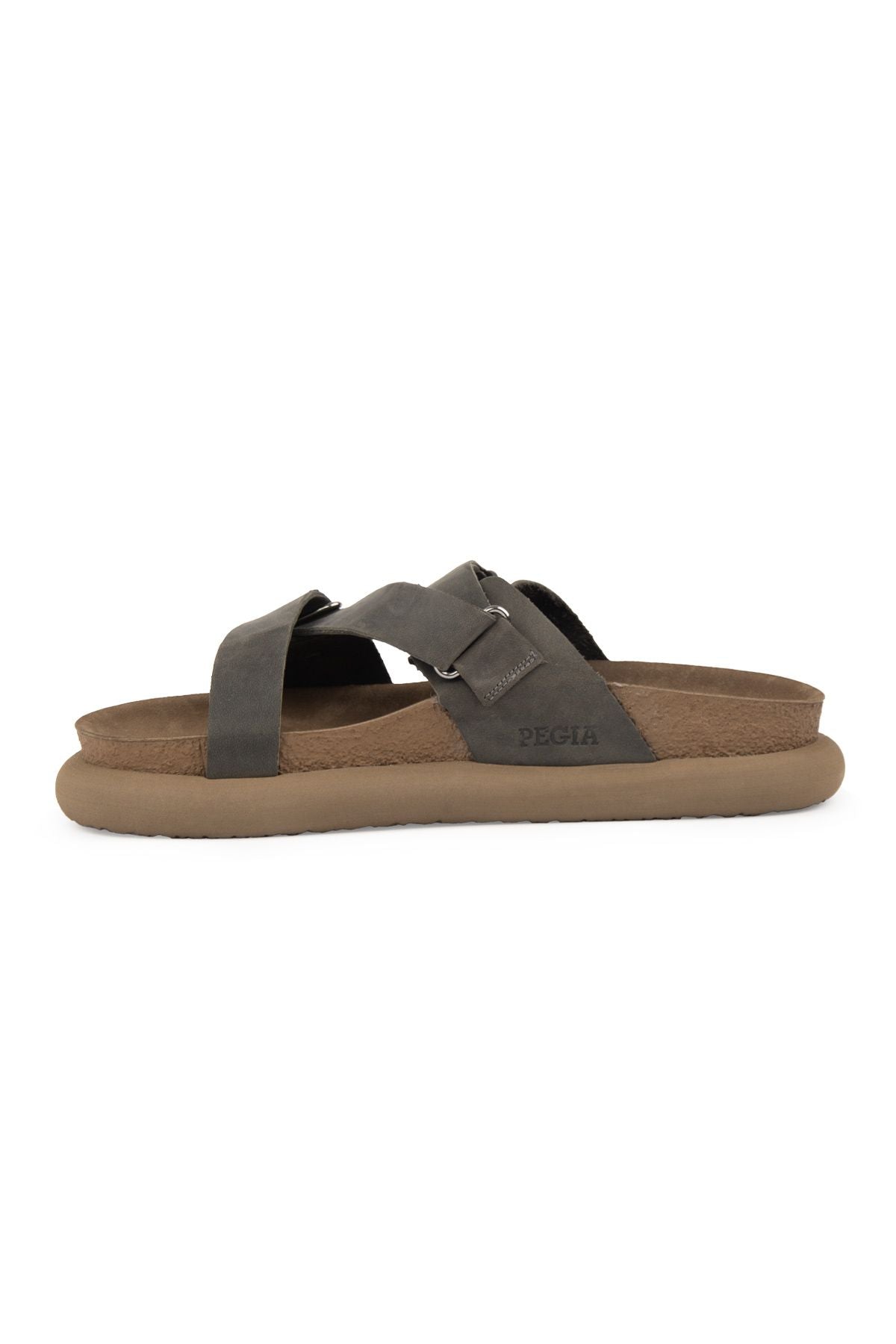 Pegia Women's Genuine Nubuck Slippers 215544  - Anthracite