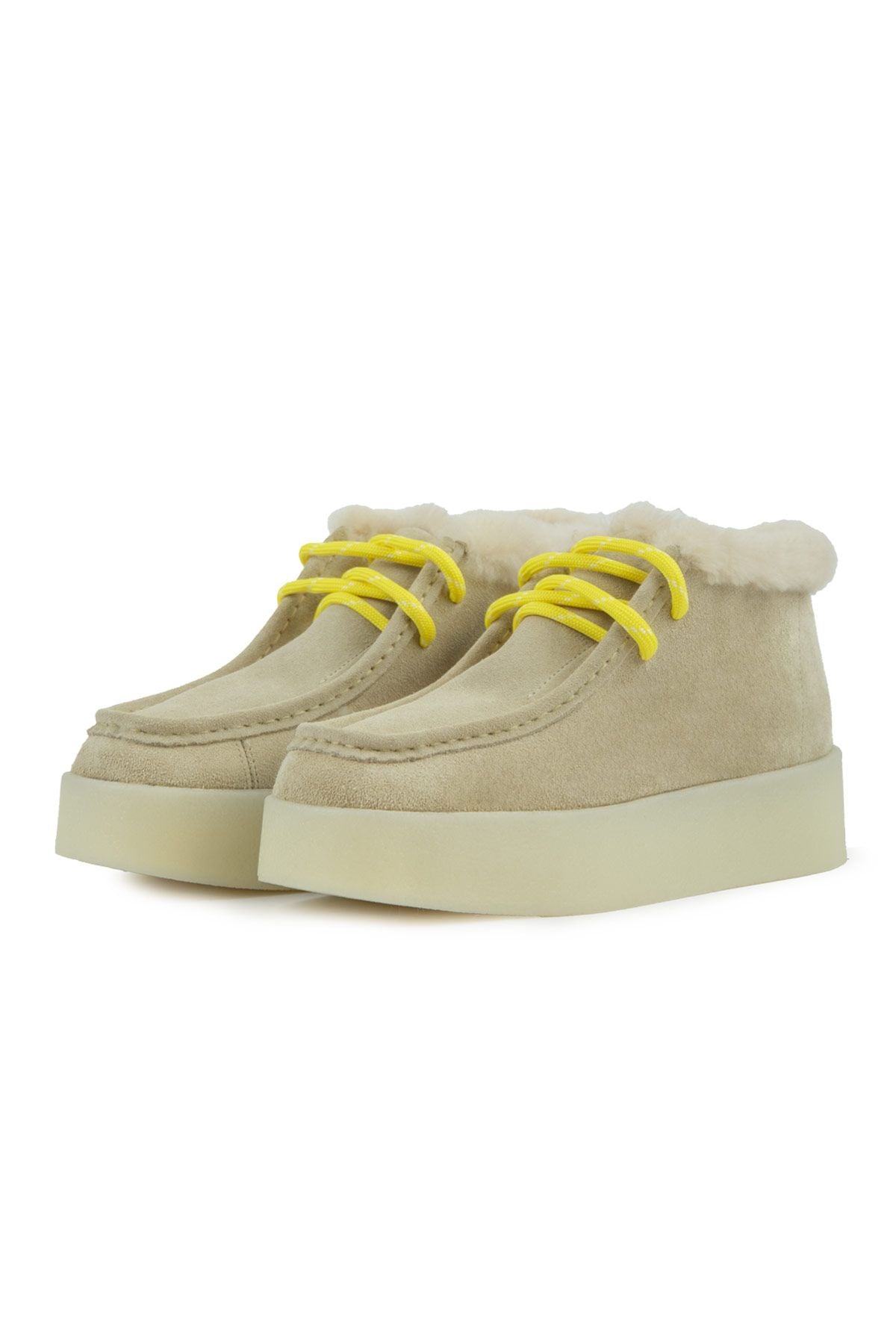 Pegia Women’s Genuine Suede Boots 191357  - Beige