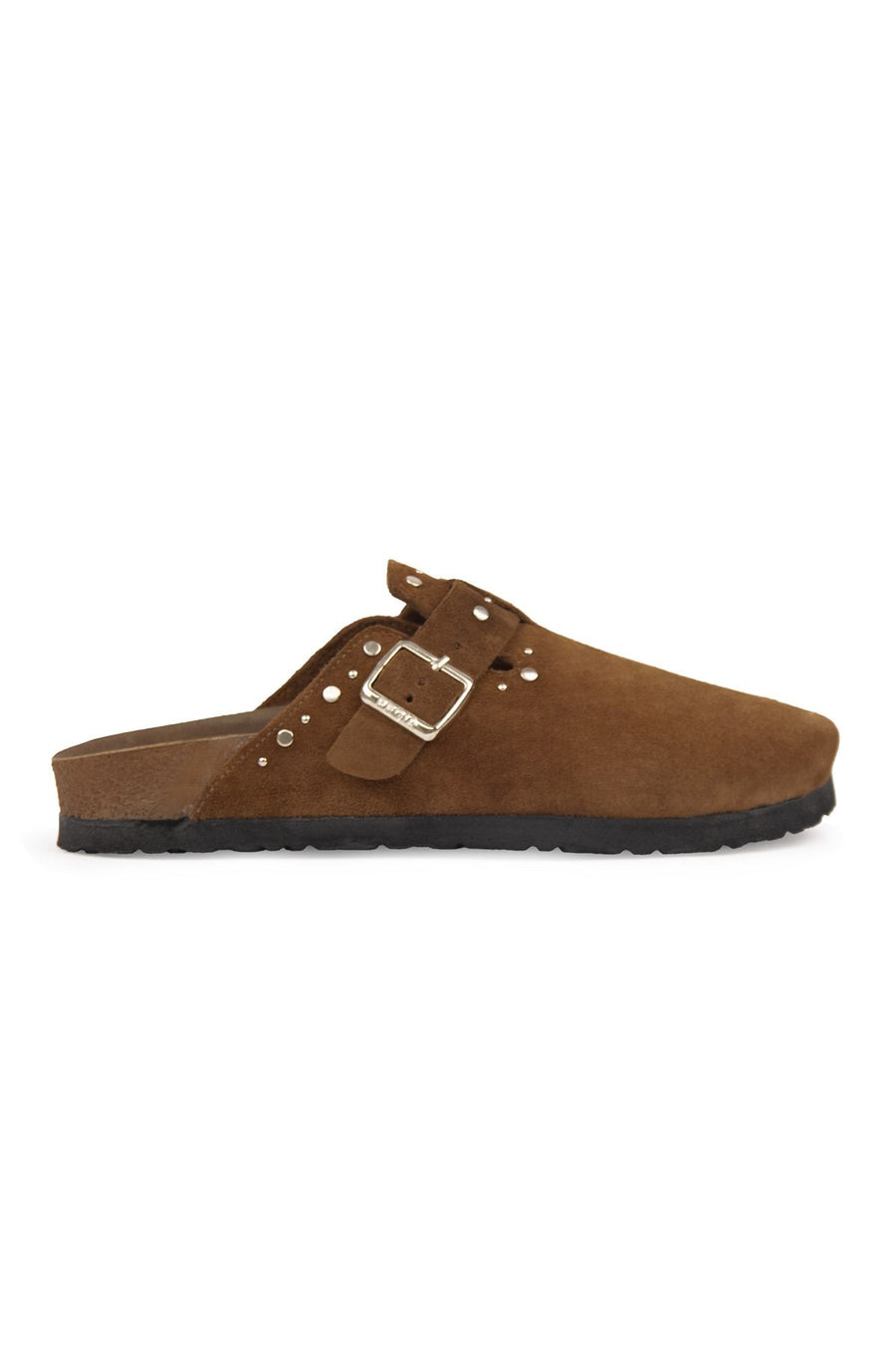 Pegia Women's Genuine Suede Clogs 215542  - Choco