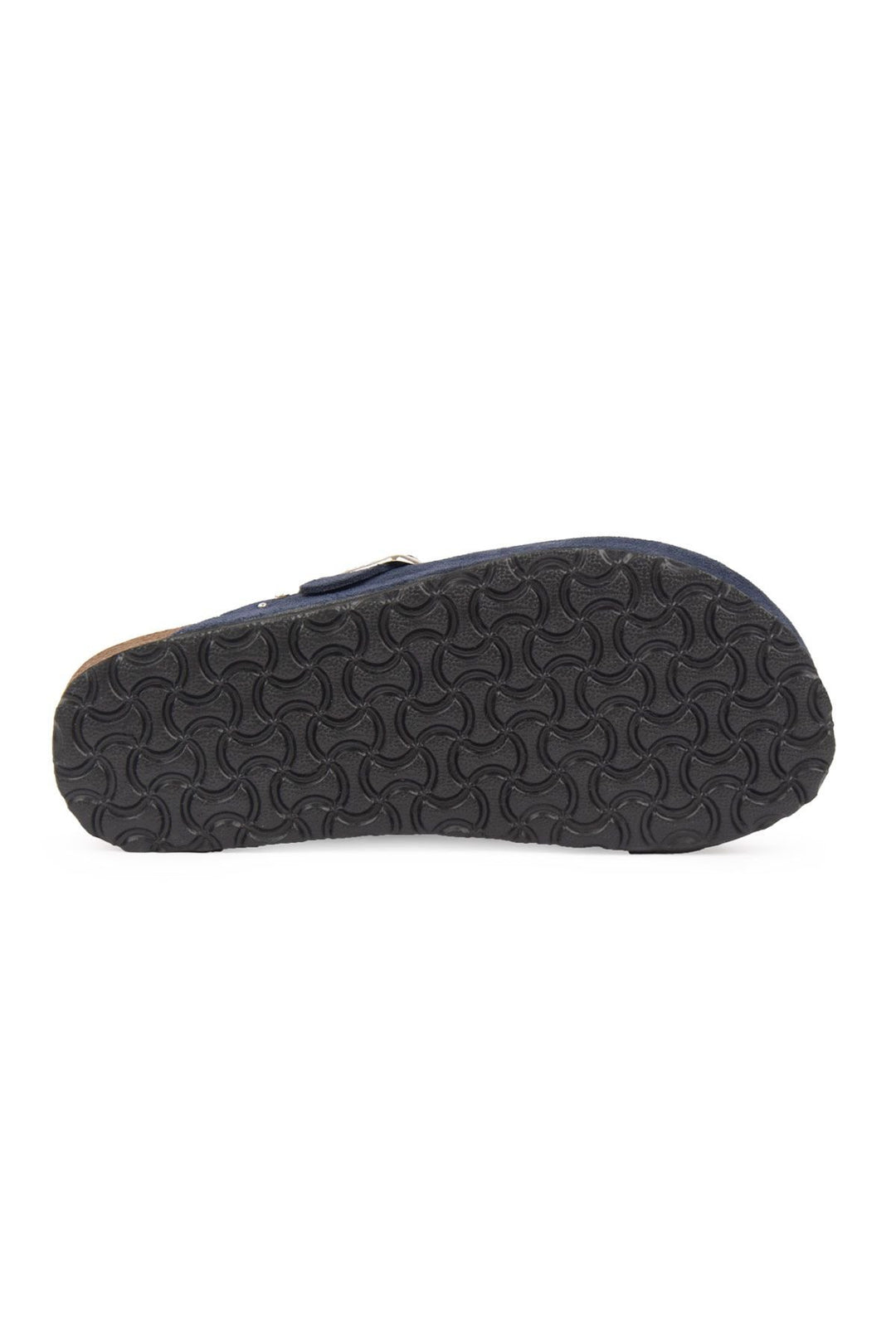 Pegia Women's Genuine Suede Clogs 215542  - Navy