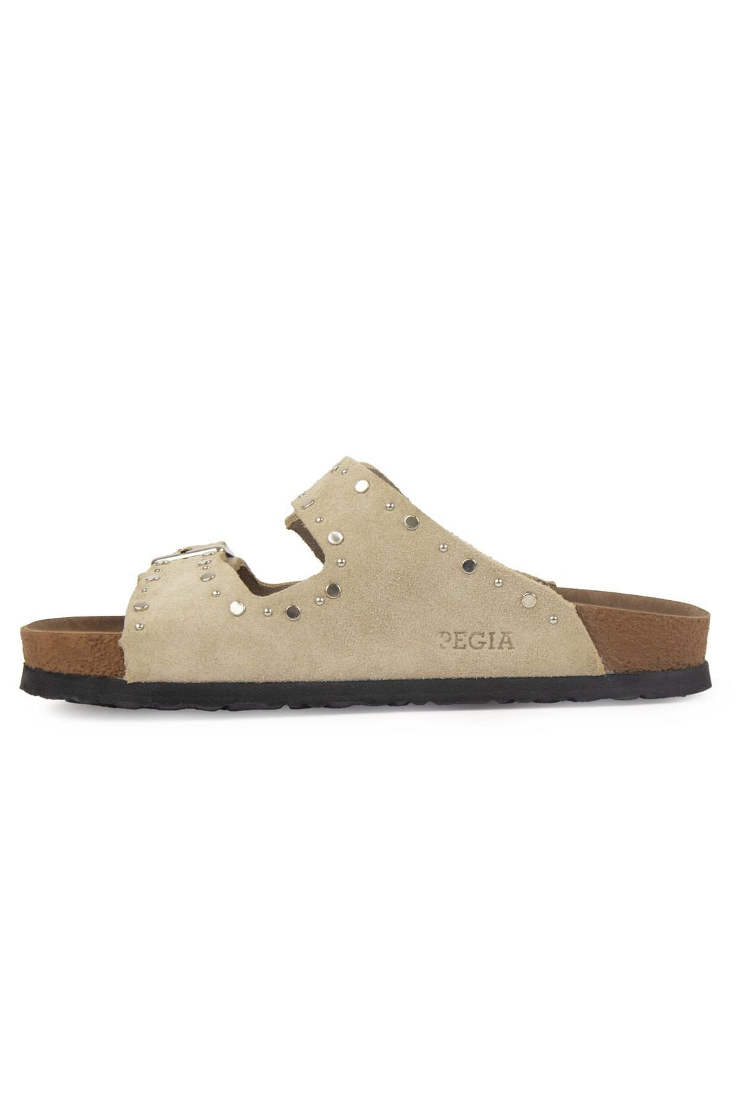 Pegia Women's Genuine Suede Slippers 215543  - Beige