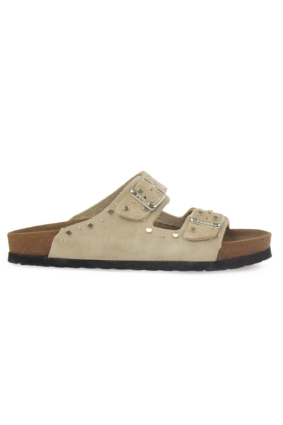 Pegia Women's Genuine Suede Slippers 215543  - Beige