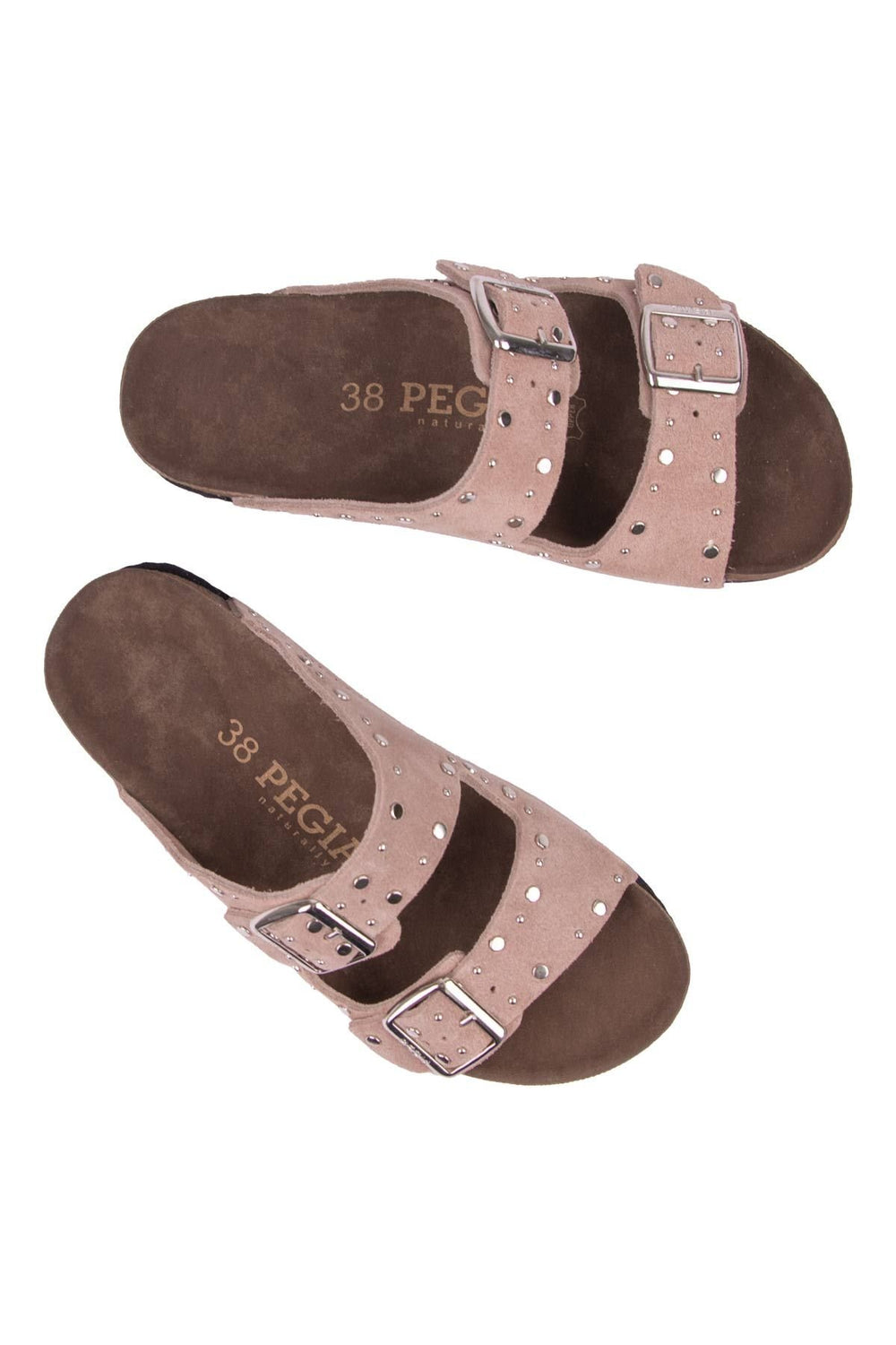 Pegia Women's Genuine Suede Slippers 215543  - Rose