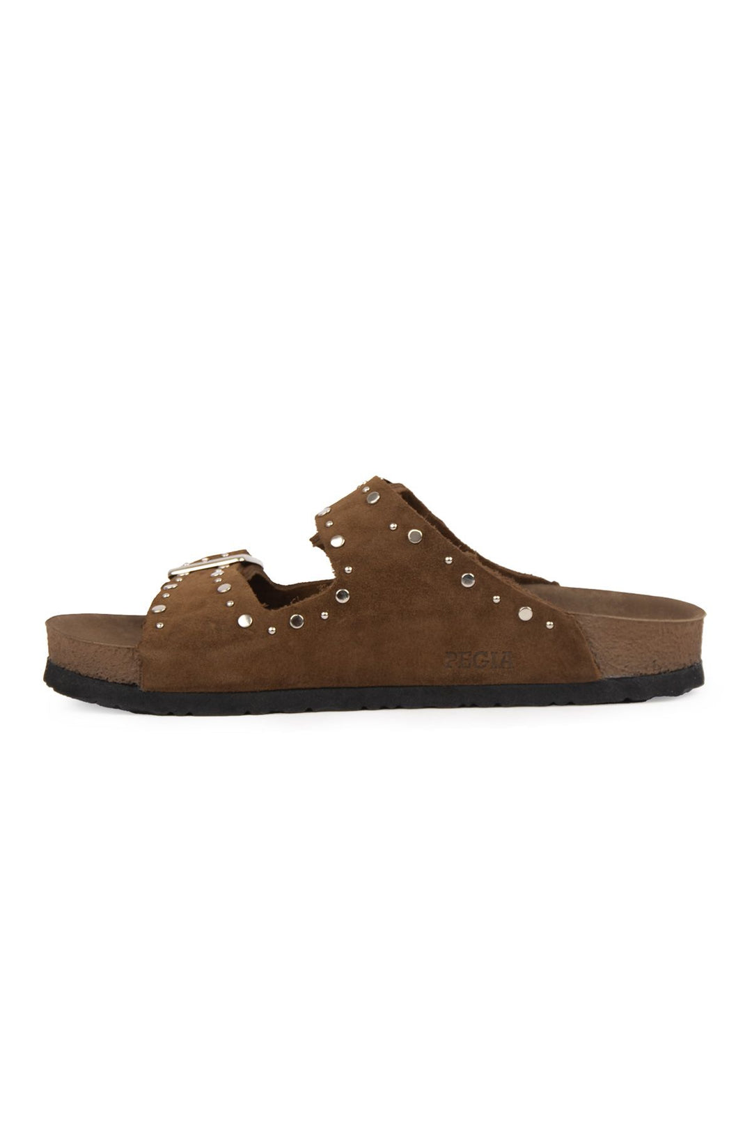 Pegia Women's Genuine Suede Slippers 215543  - Choco