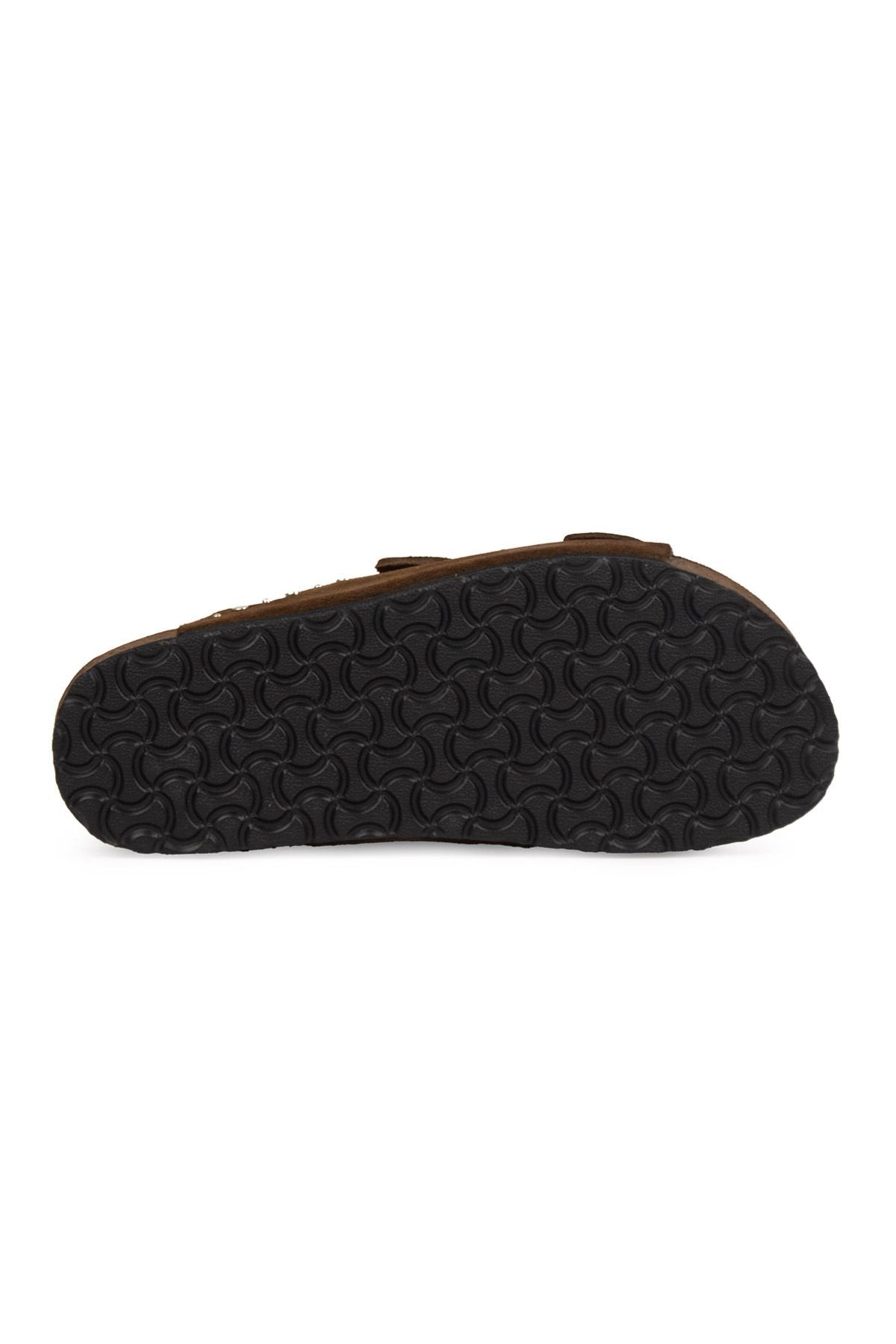 Pegia Women's Genuine Suede Slippers 215543  - Choco