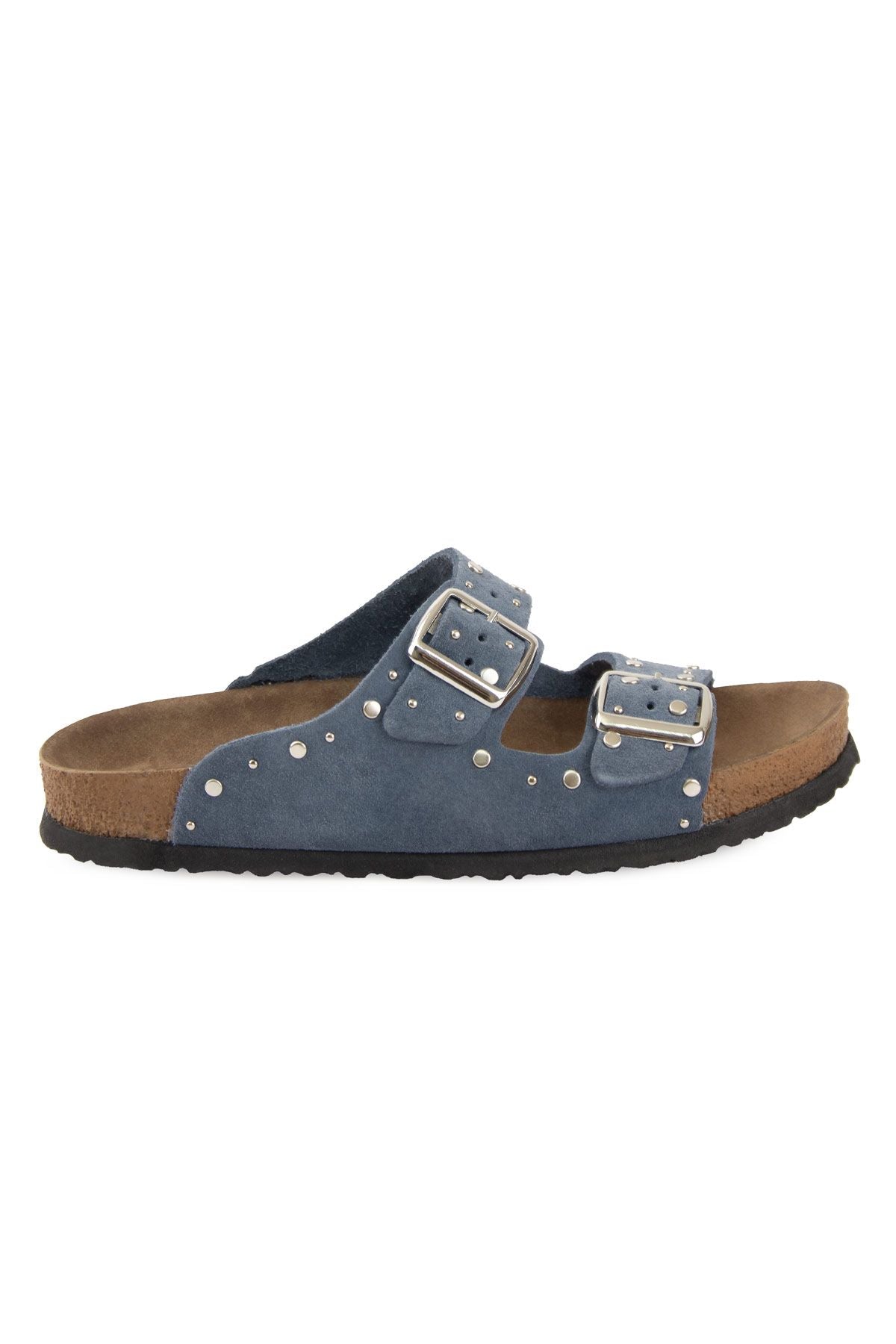 Pegia Women's Genuine Suede Slippers 215543  - Blue