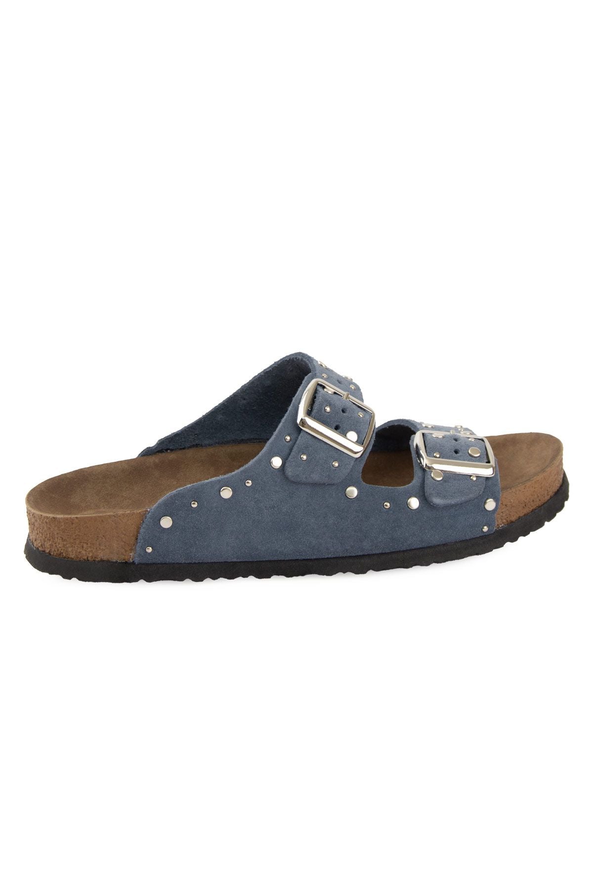 Pegia Women's Genuine Suede Slippers 215543  - Blue