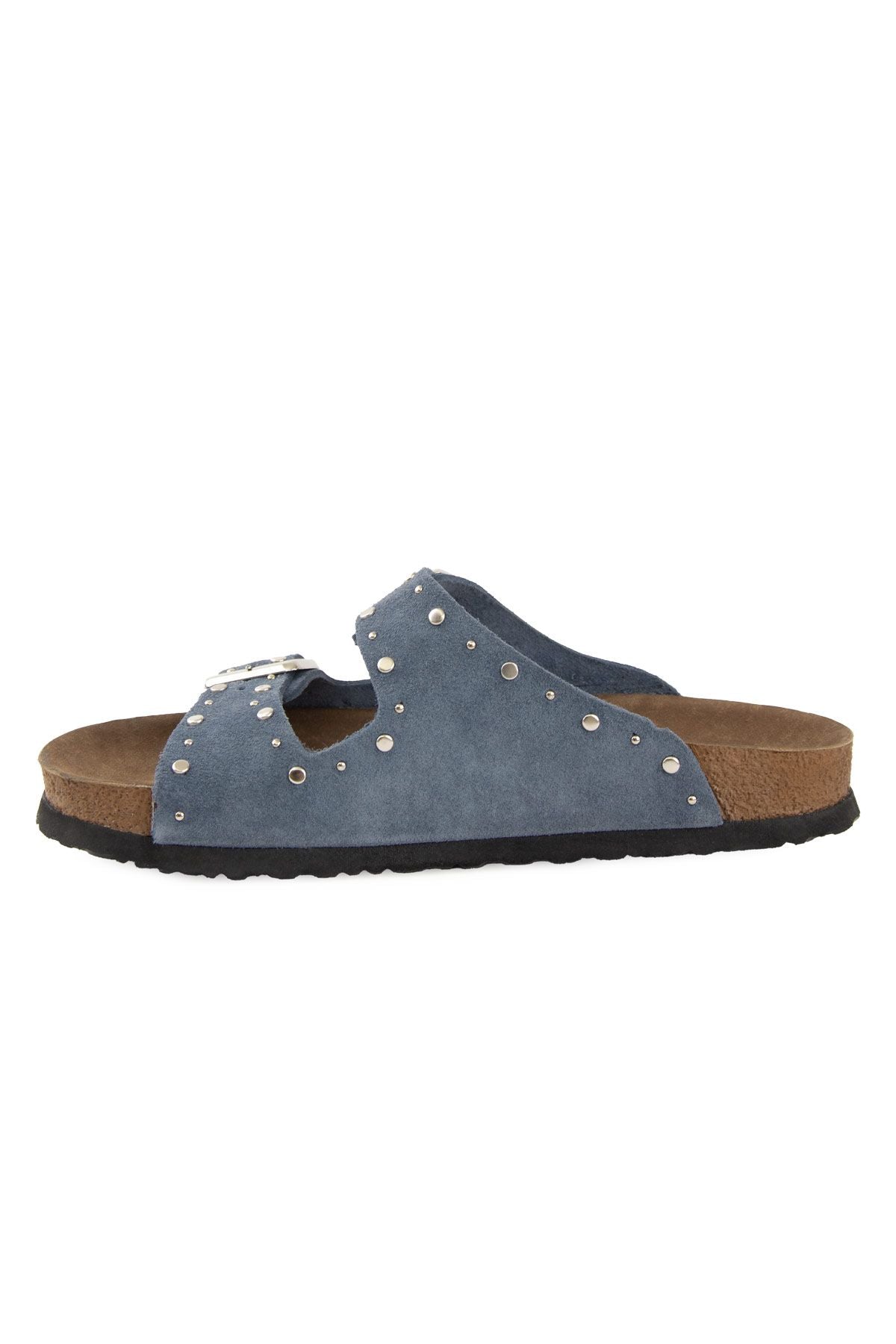 Pegia Women's Genuine Suede Slippers 215543  - Blue