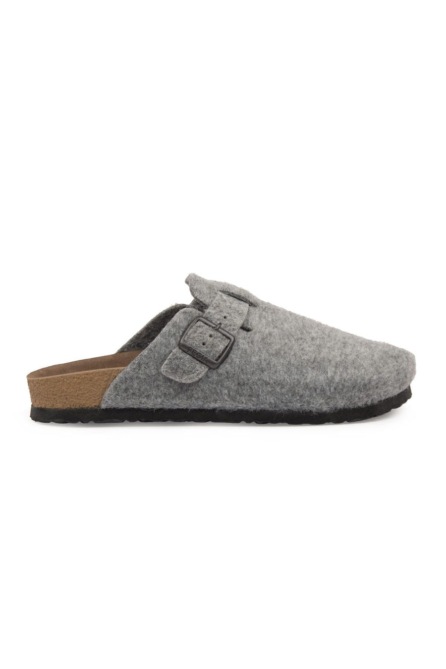 Pegia Women's Cashmere Clog Slippers 215545  - Grey