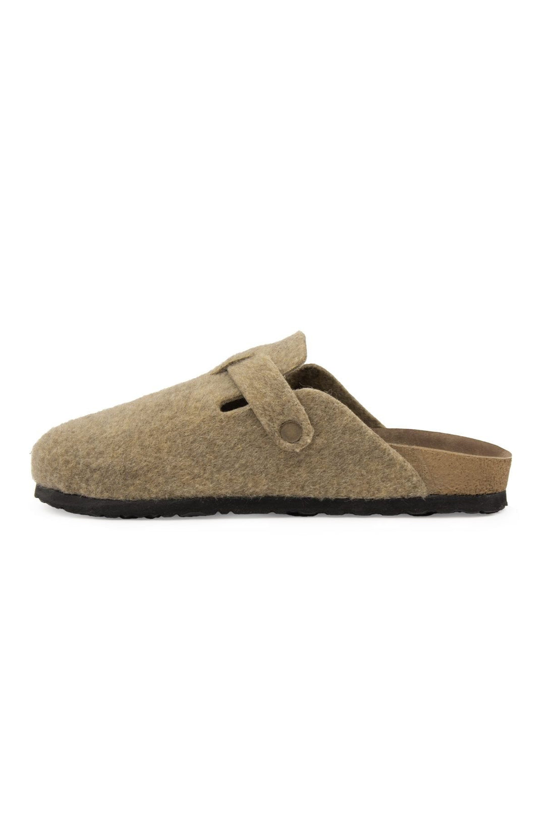 Pegia Women's Cashmere Clog Slippers 215545  - Stone