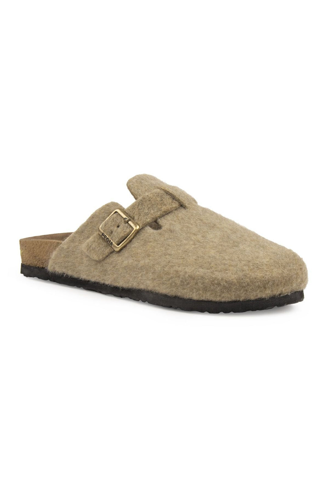 Pegia Women's Cashmere Clog Slippers 215545  - Stone