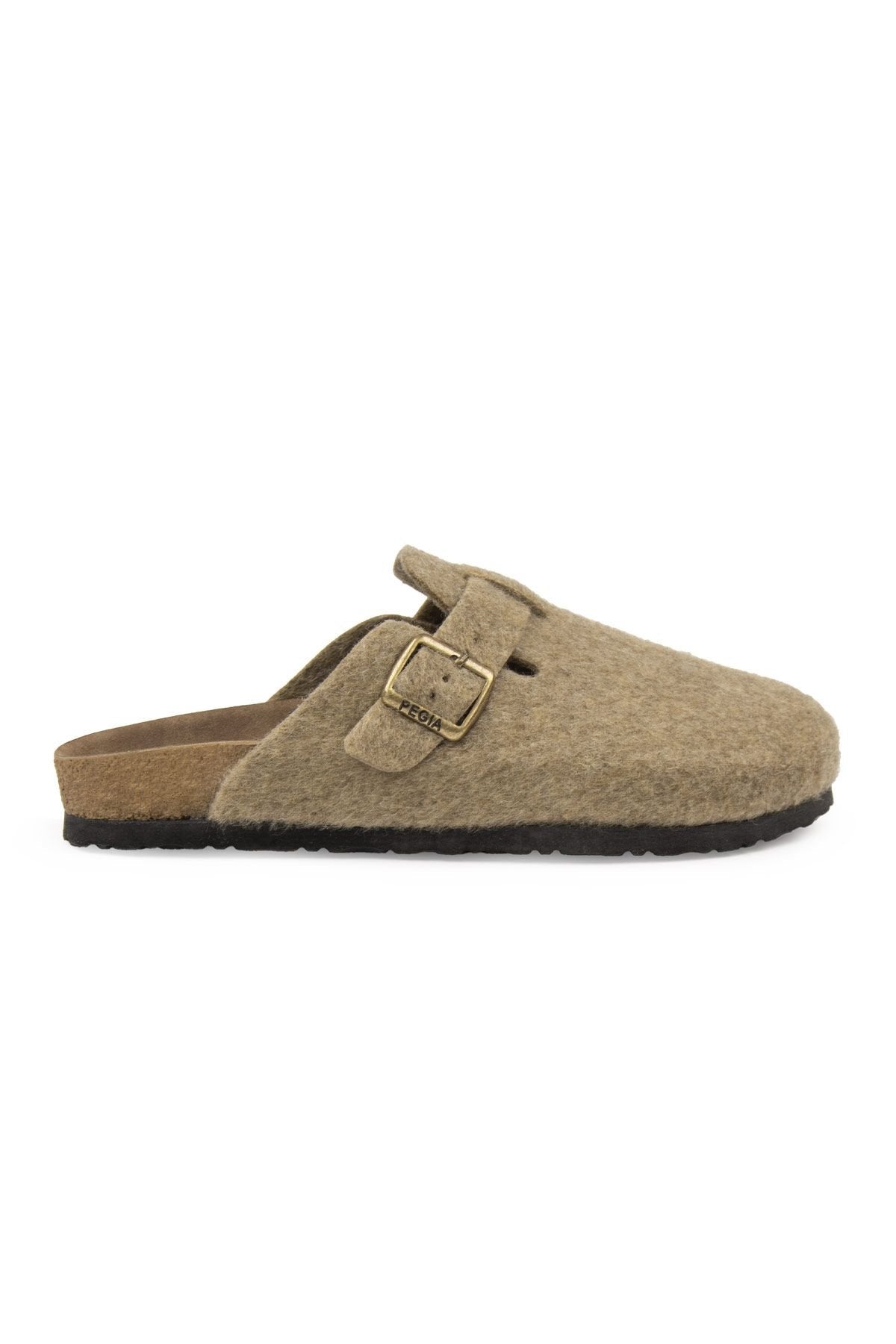 Pegia Women's Cashmere Clog Slippers 215545  - Stone
