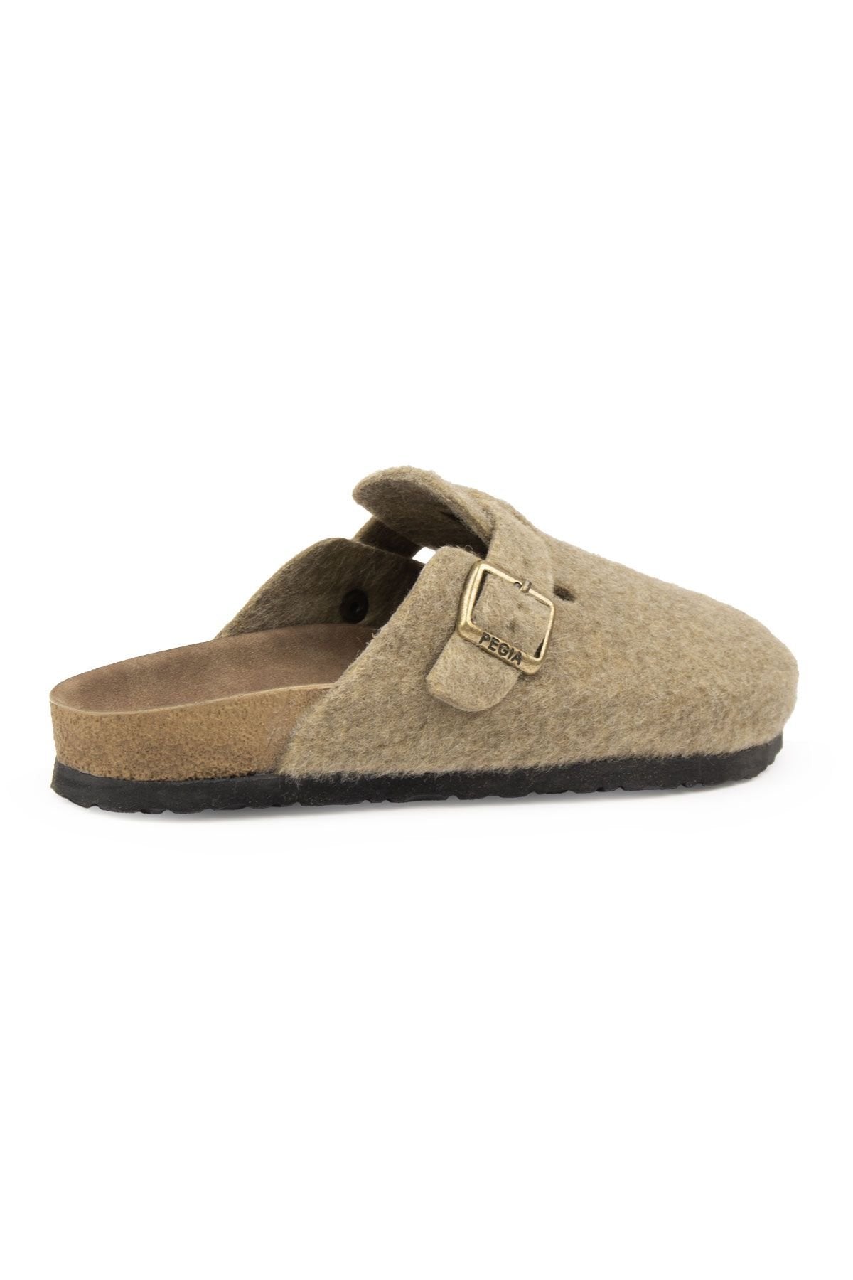 Pegia Women's Cashmere Clog Slippers 215545  - Stone