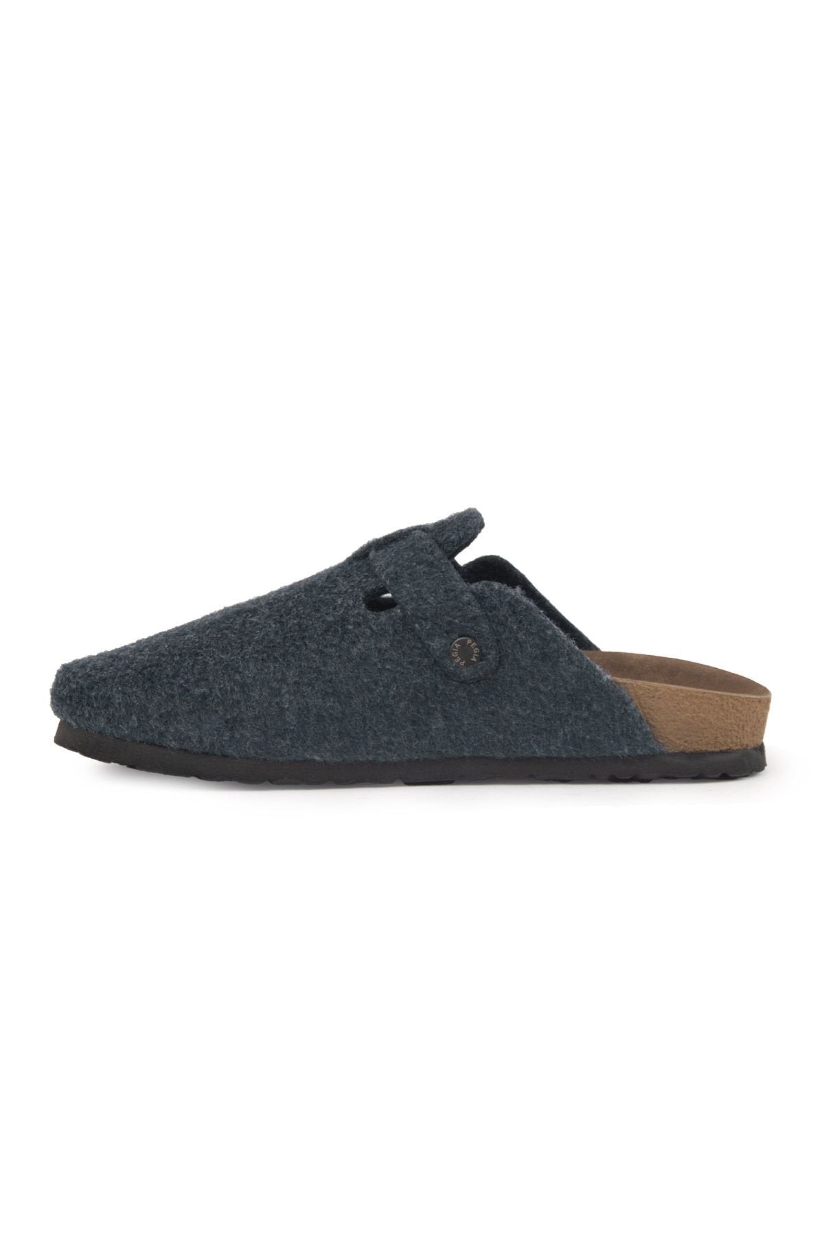Pegia Women's Cashmere Clog Slippers 215545  - Navy