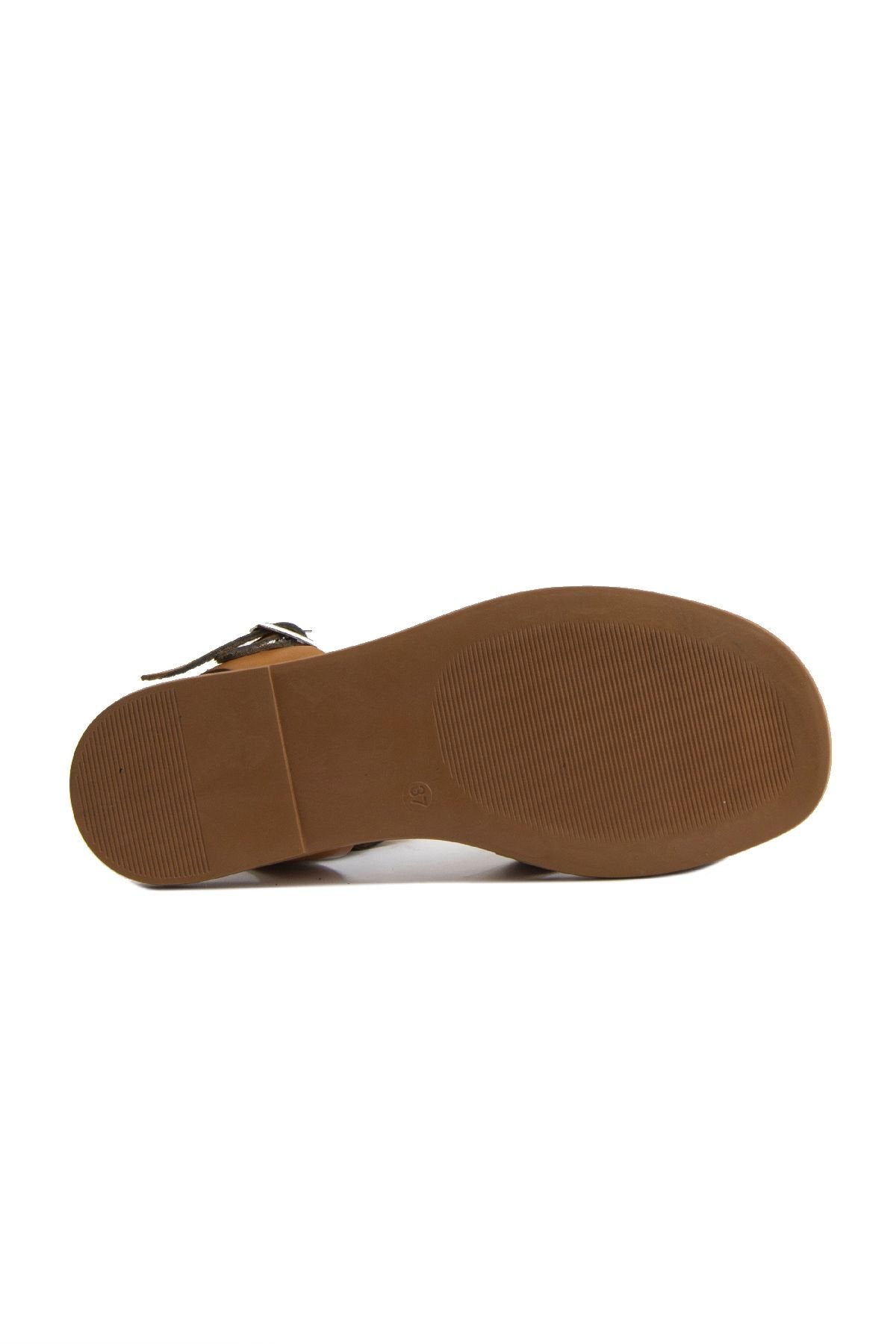 Pegia Women's Leather Sandals DG6011  - Chestnut