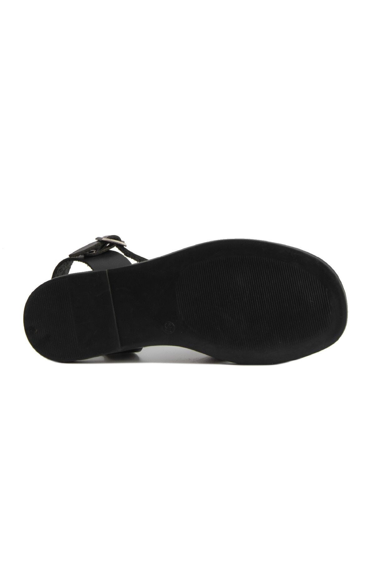 Pegia Women's Leather Sandals DG6011  - Black