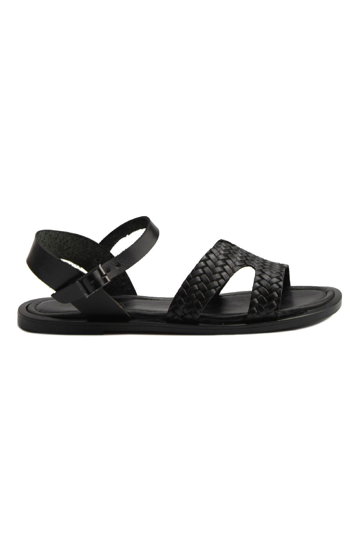 Pegia Women's Leather Sandals DG6011  - Black