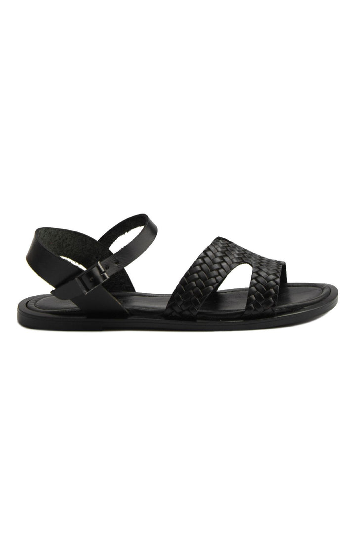Pegia Women's Leather Sandals DG6011  - Black