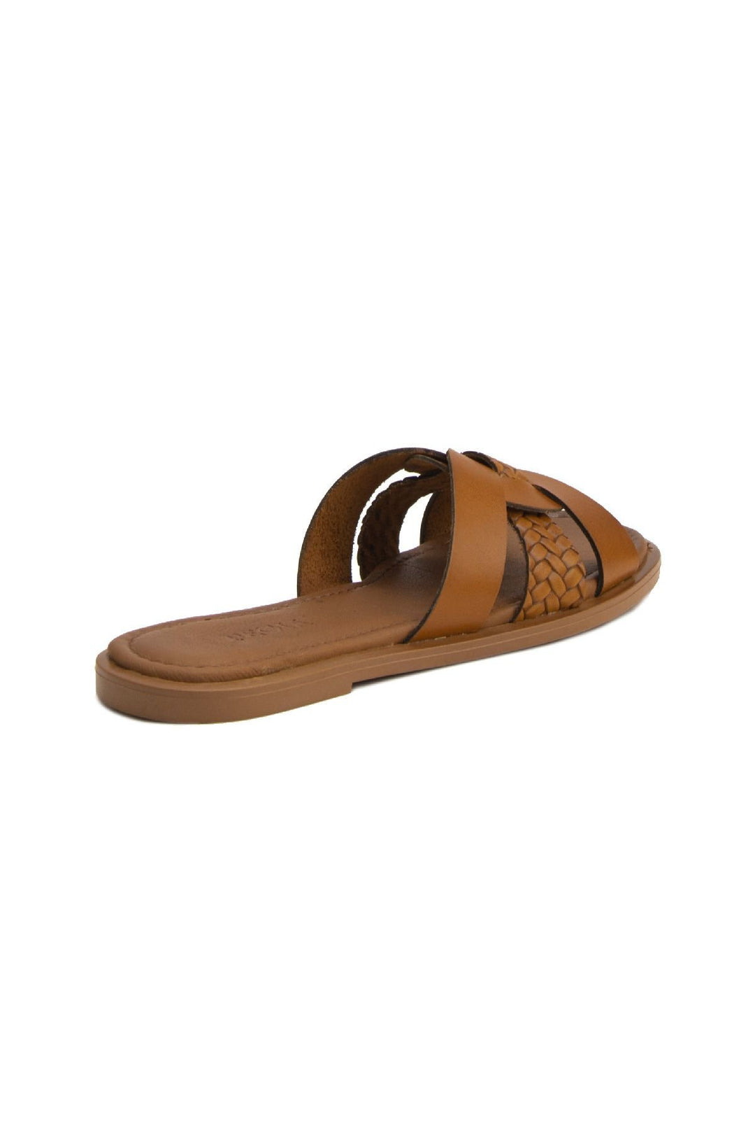 Pegia Women's Leather Slippers DG6013  - Chestnut