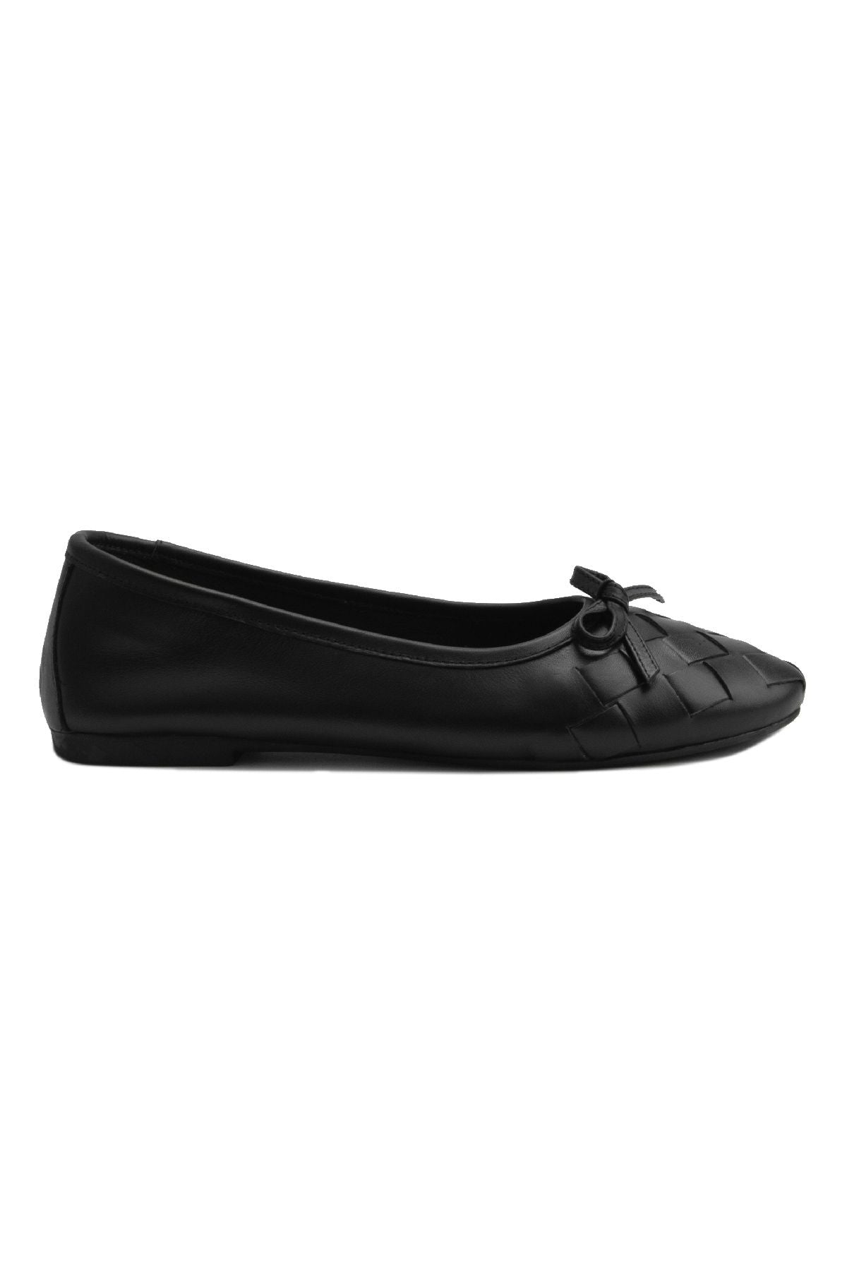 Pegia Women's Leather Ballet Shoes DG6019  - Black