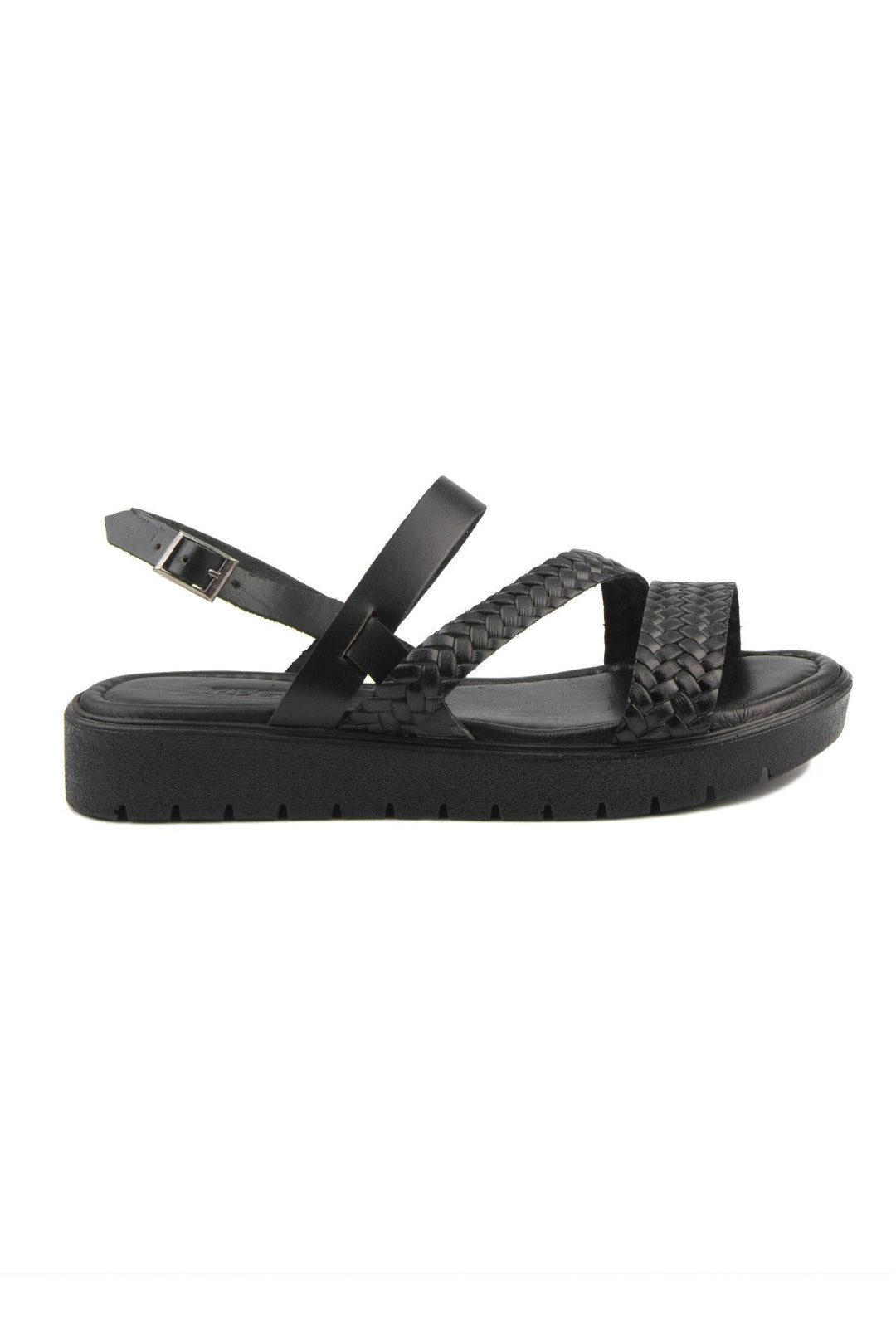 Pegia Women's Leather Sandals DG6018  - Black