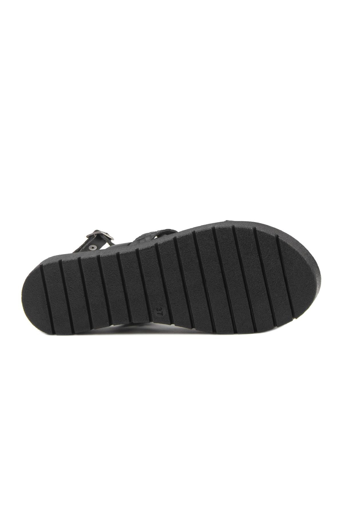 Pegia Women's Leather Sandals DG6018  - Black