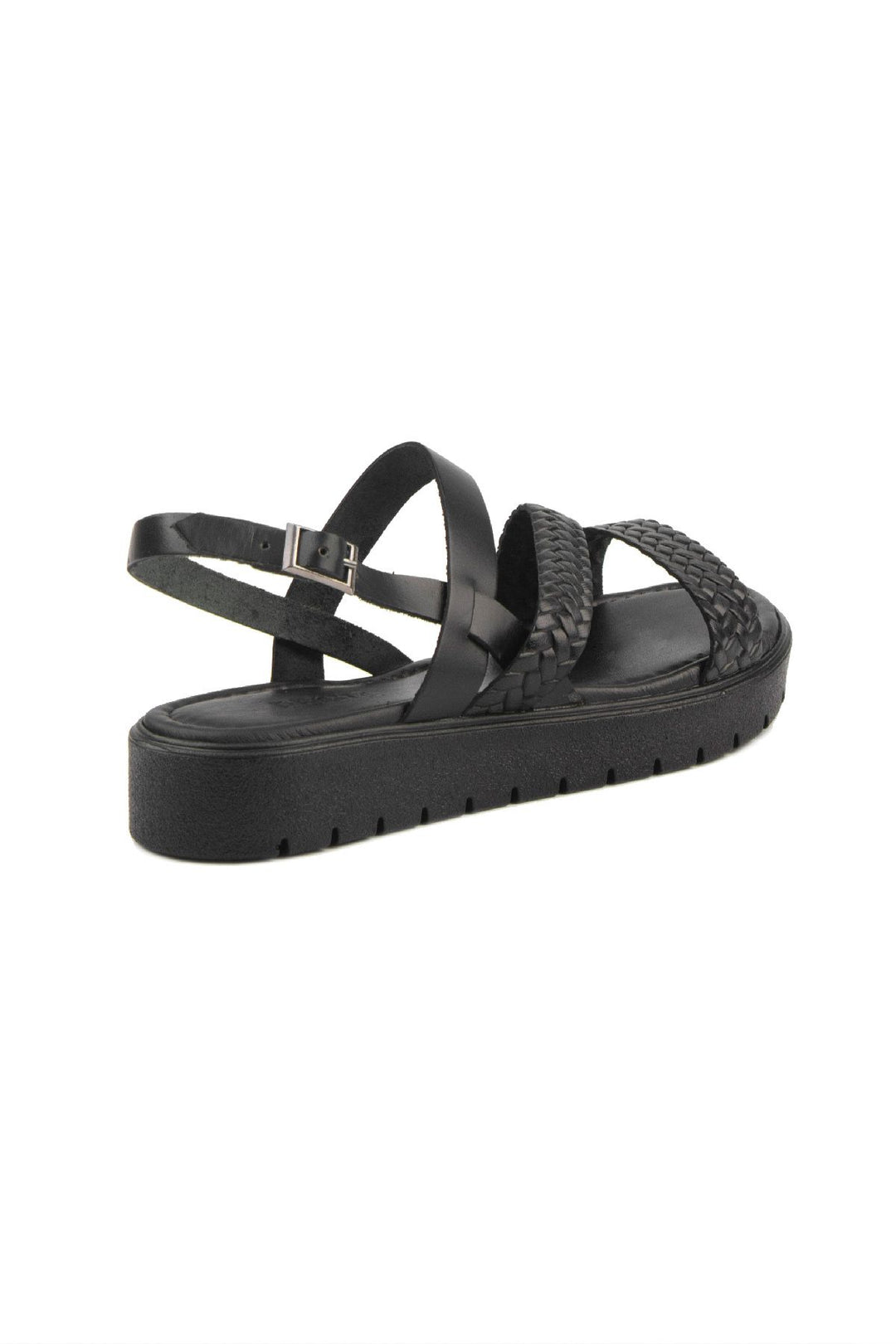 Pegia Women's Leather Sandals DG6018  - Black
