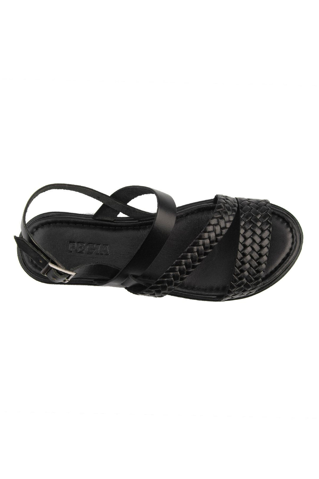 Pegia Women's Leather Sandals DG6018  - Black