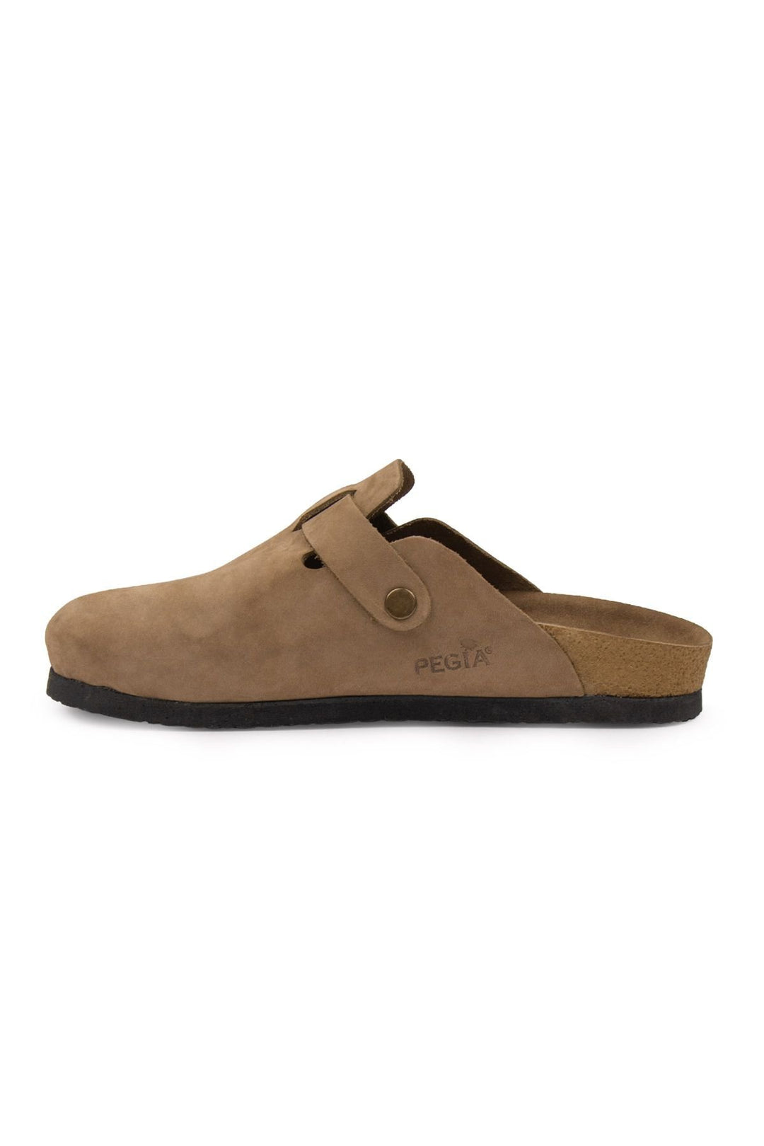 Pegia Women's Leather Clog Slippers 215541  - Latte