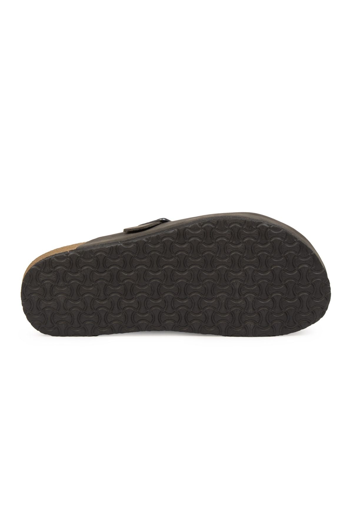 Pegia Women's Leather Clog Slippers 215541  - Anthracite