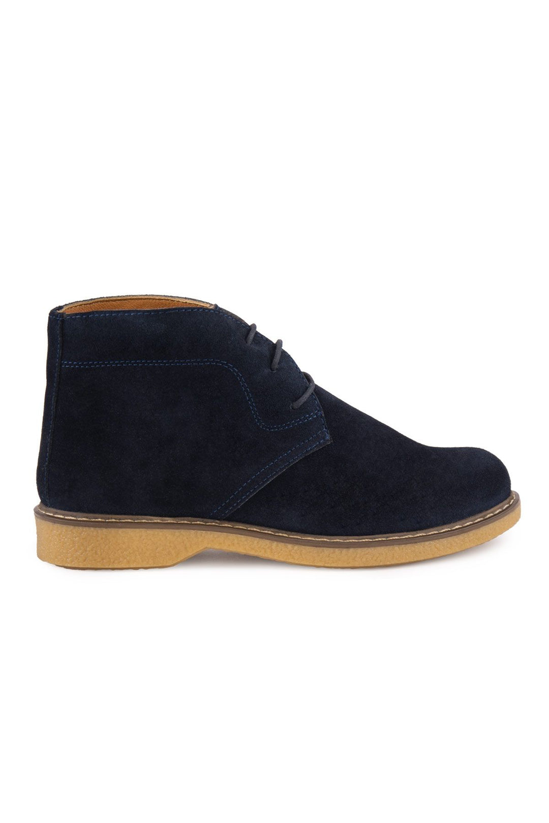 Pegia Women's Suede Lace-up Boots DG6034  - Navy