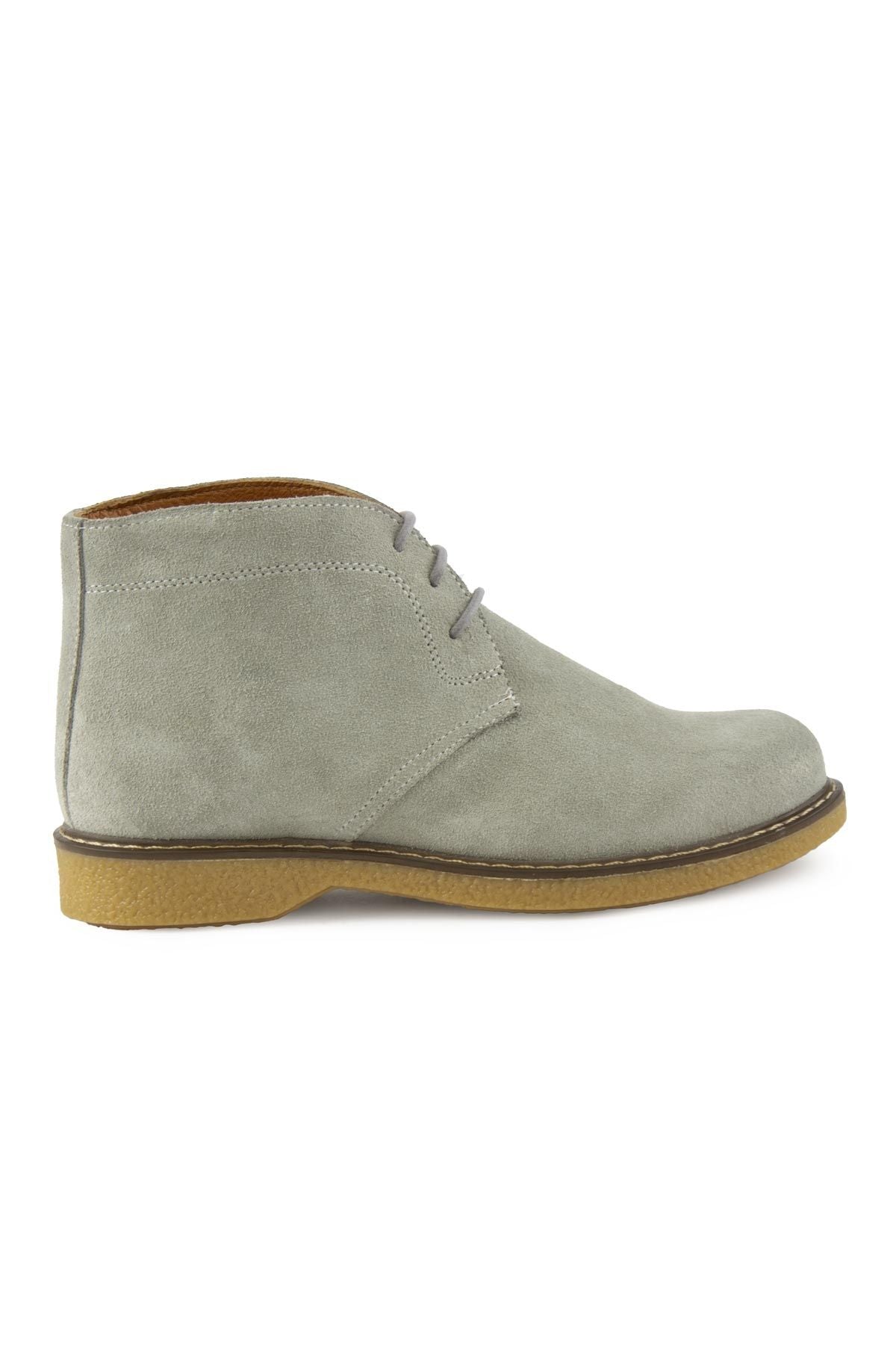 Pegia Women's Suede Lace-up Boots DG6034  - Stone