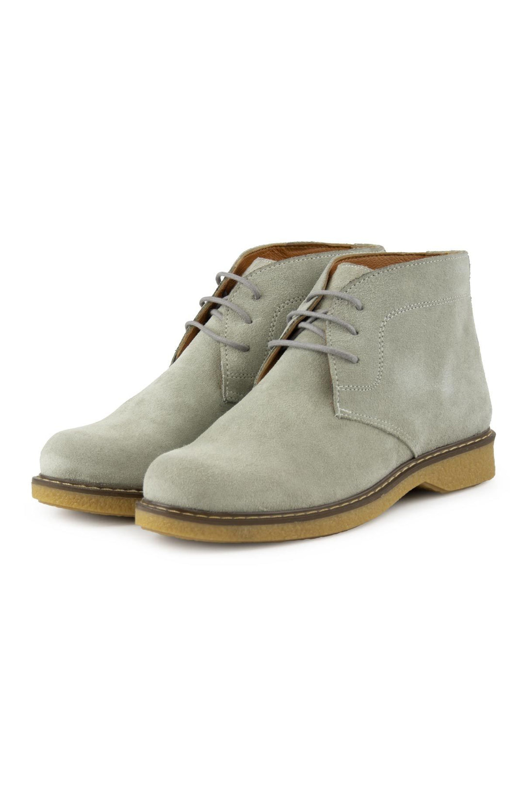 Pegia Women's Suede Lace-up Boots DG6034  - Stone