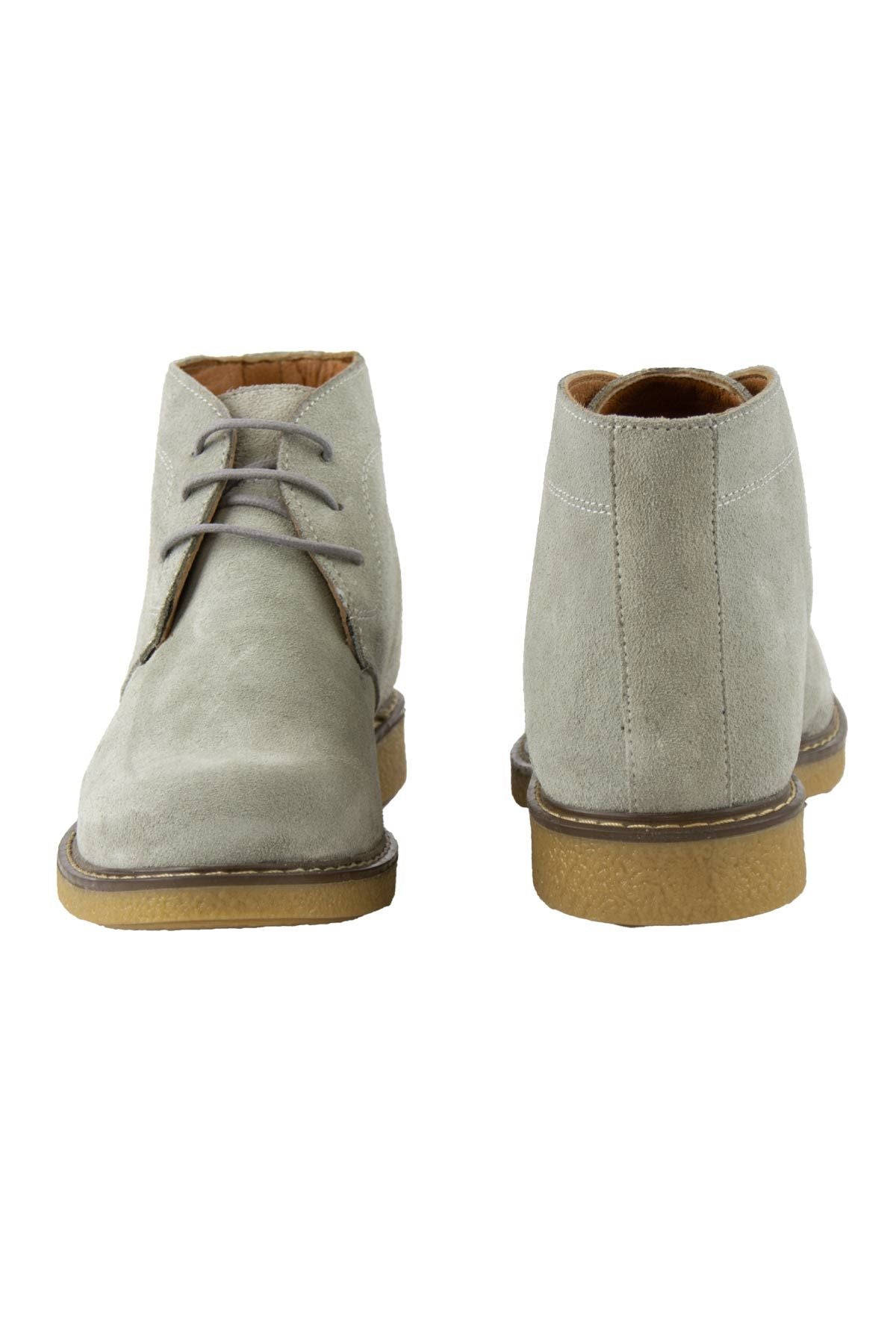 Pegia Women's Suede Lace-up Boots DG6034  - Stone