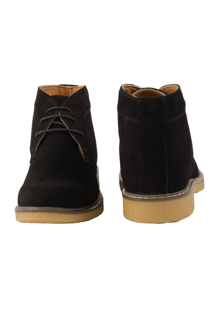 Pegia Women's Suede Lace-up Boots DG6034  - Black