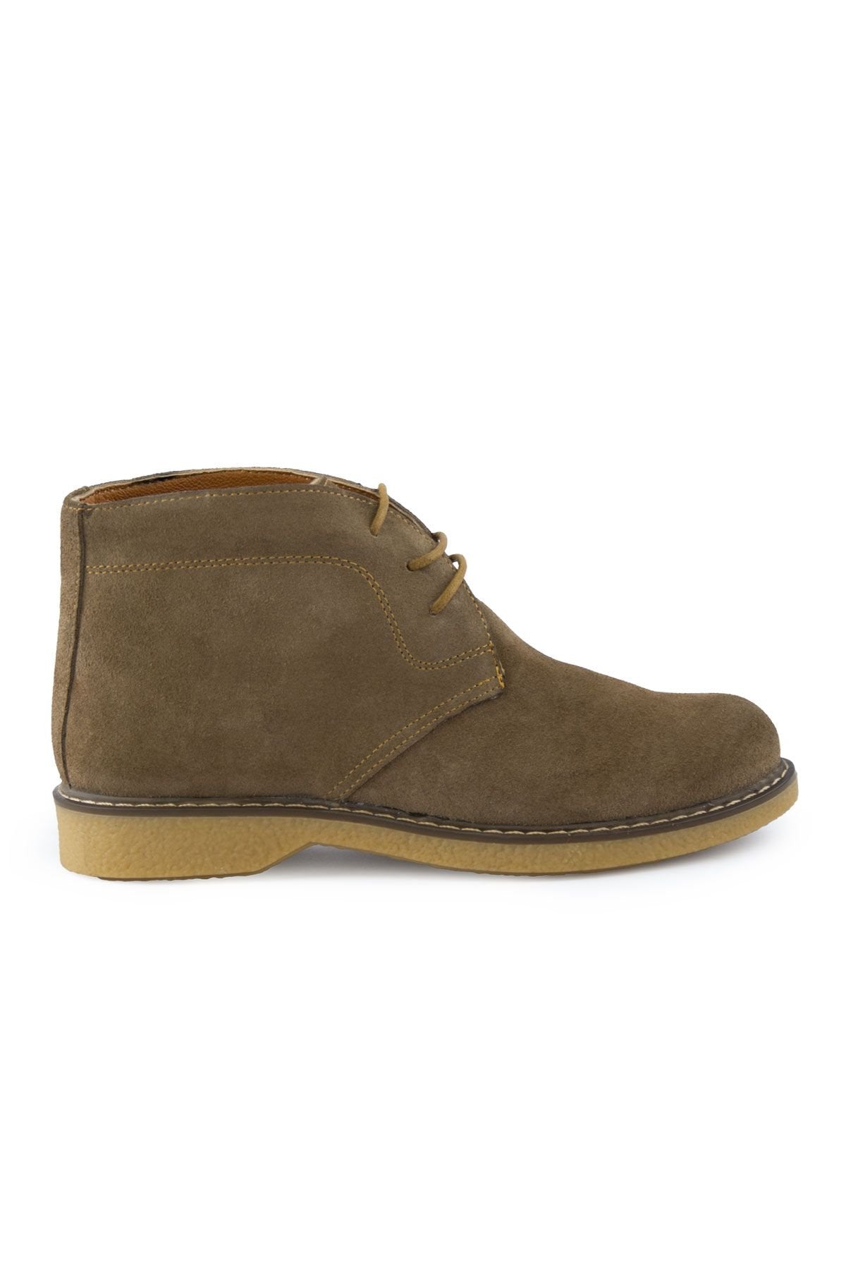 Pegia Women's Suede Lace-up Boots DG6034  - Latte