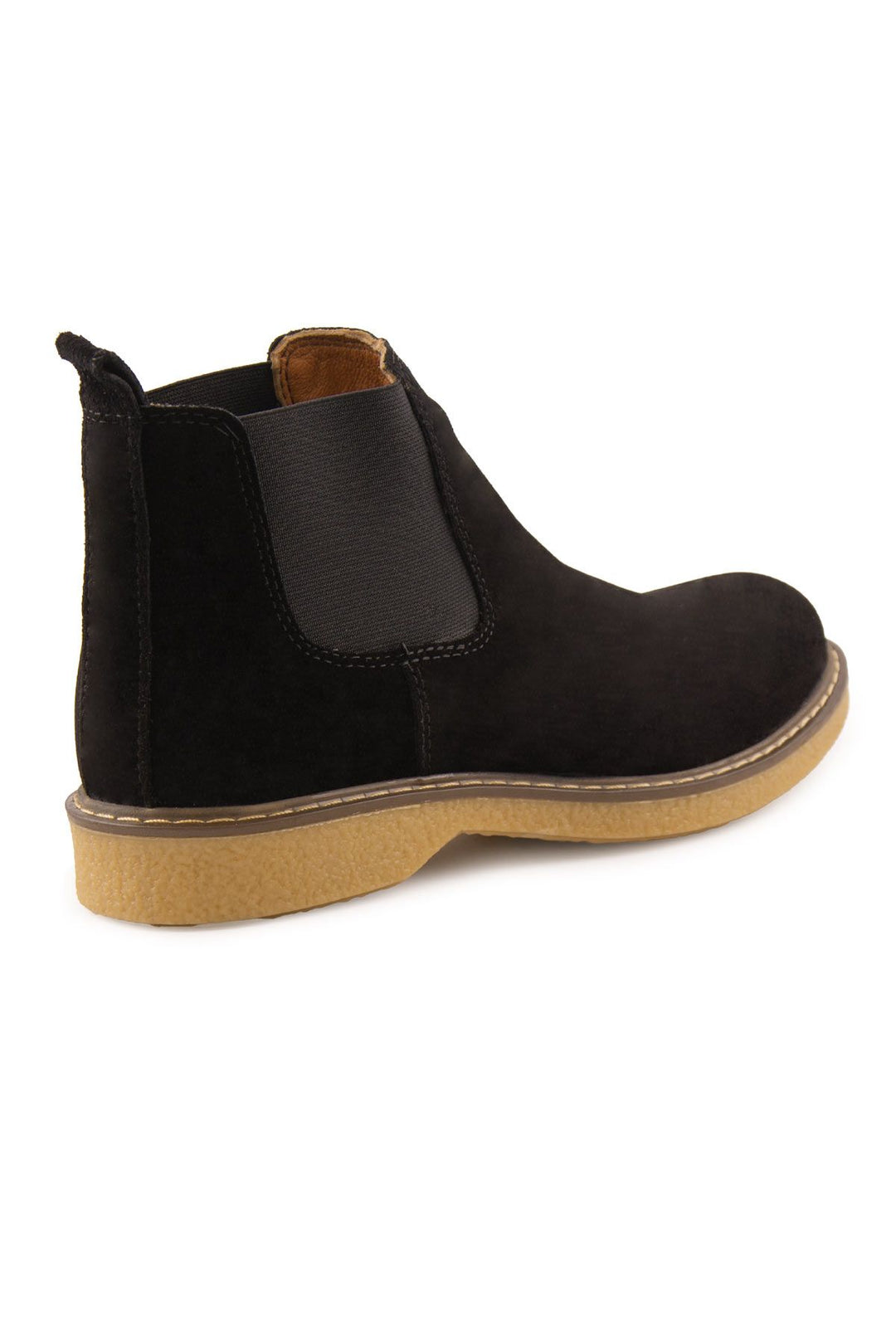 Pegia Women's Suede Chelsea Boots DG6029  - Black