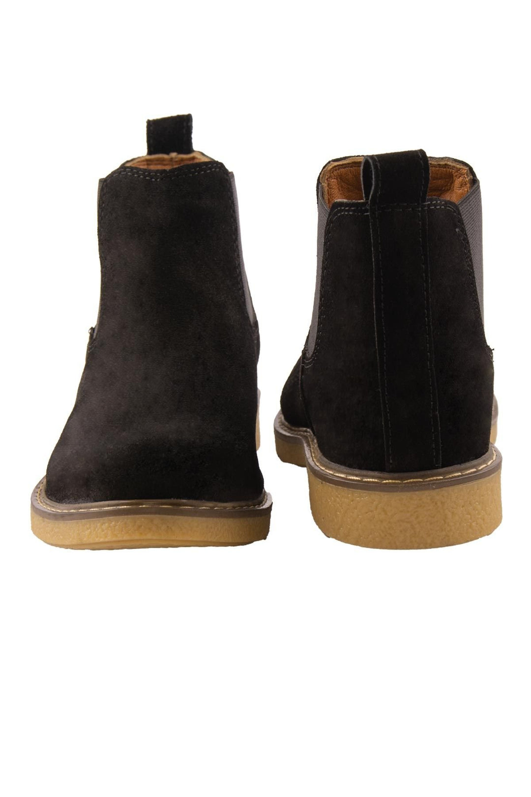 Pegia Women's Suede Chelsea Boots DG6029  - Black